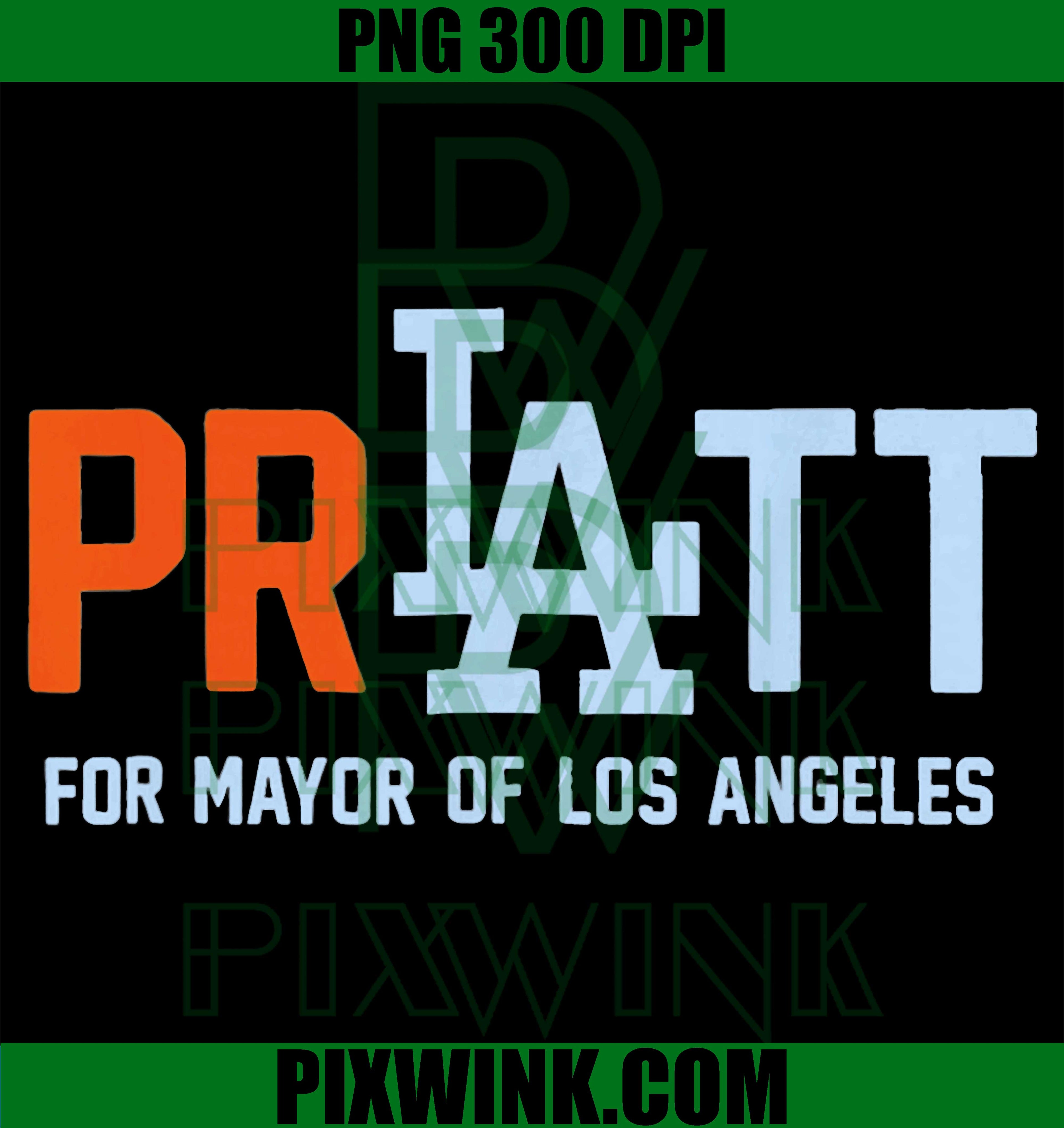 Pratt For Mayor PNG, Los Angeles Political Campaign PNG