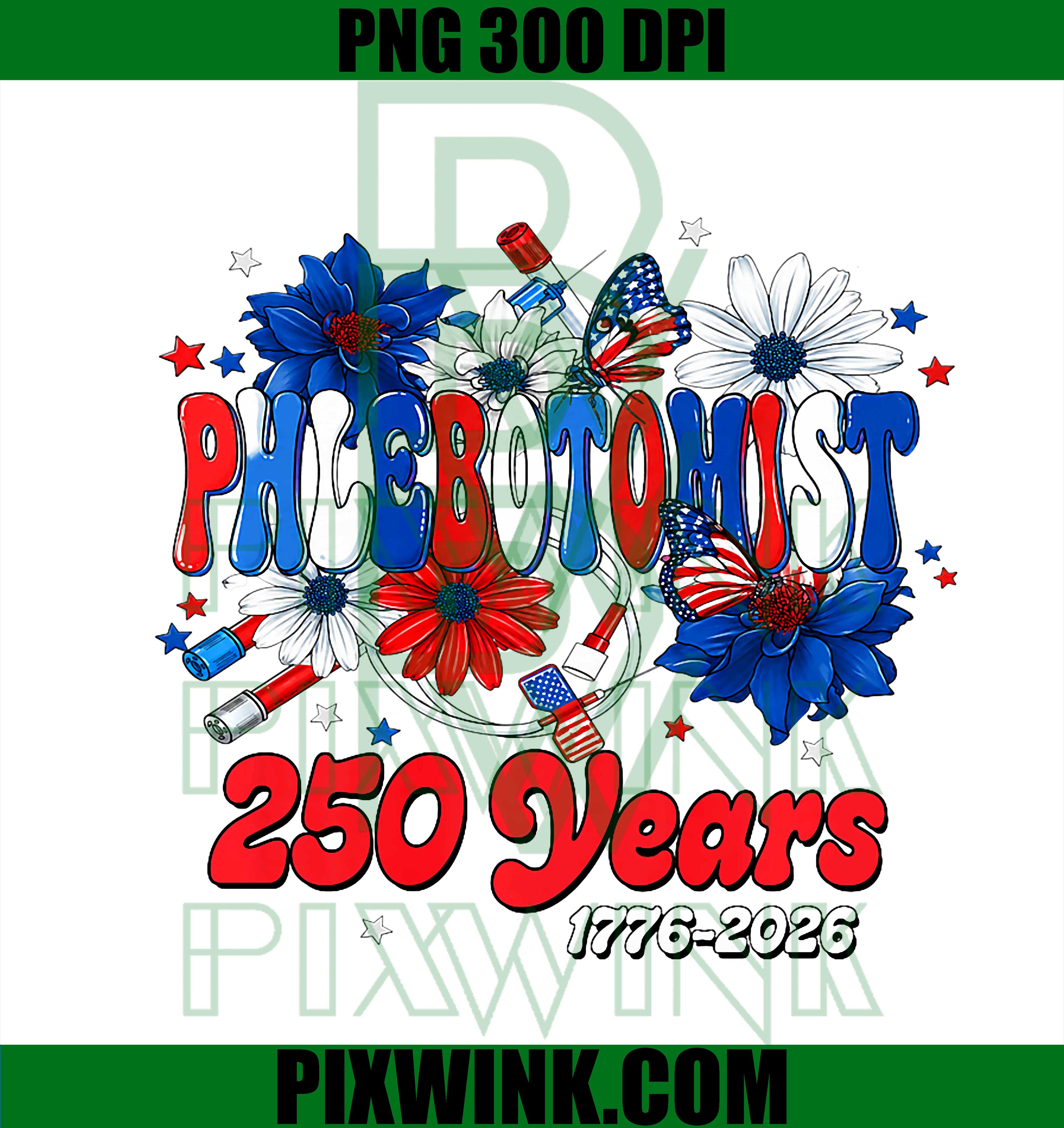 Phlebotomist Patriotic PNG, Phlebotomy Tech Nurse PNG