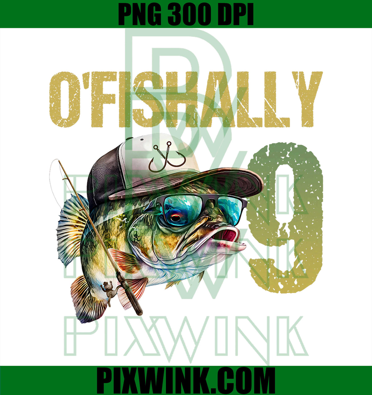 Officially Hooked Fishing PNG, Bass Fisherman Graphic PNG
