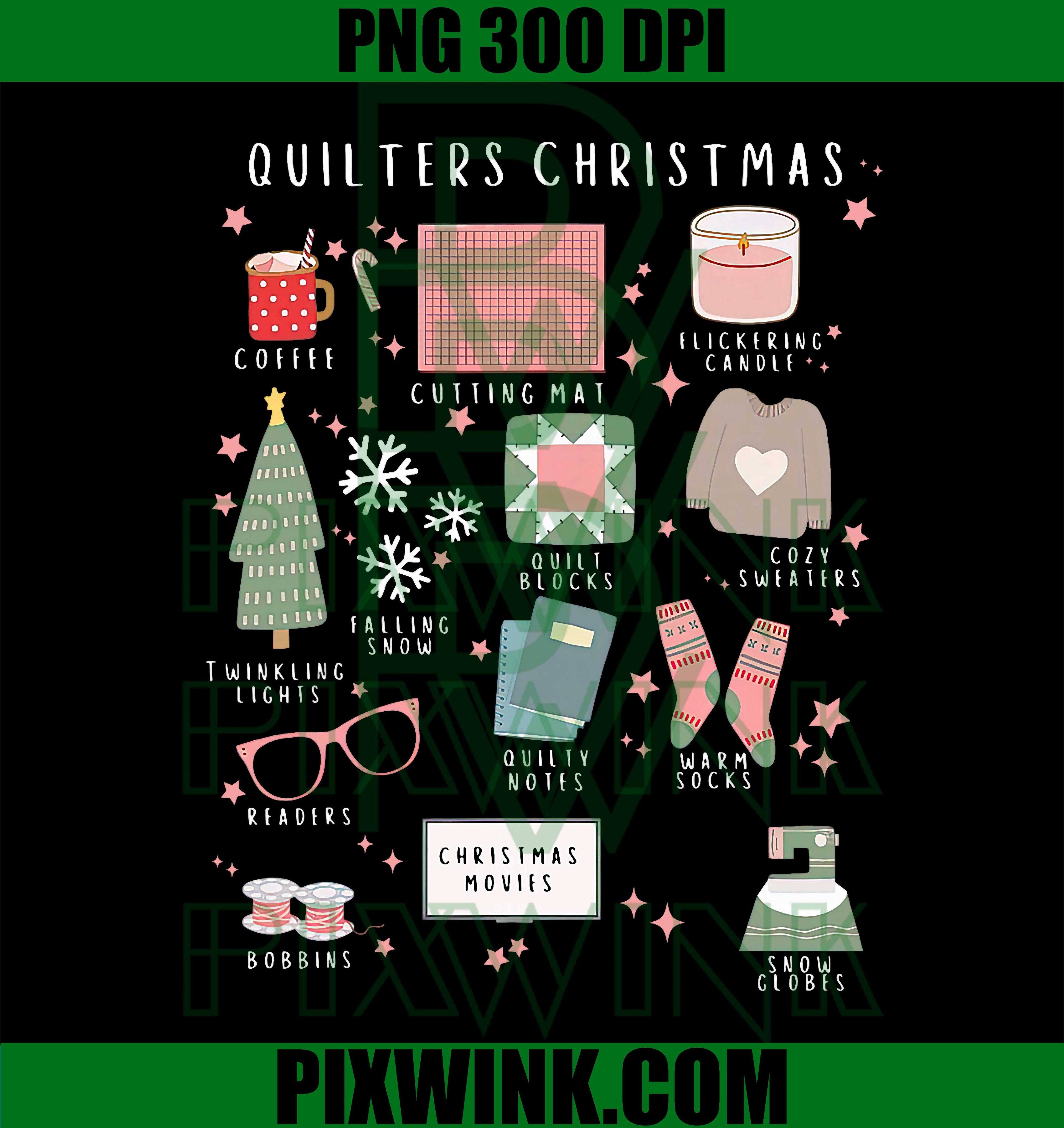 Christmas Quilter Quilting Sewing Quilt Retreat Xmas PNG