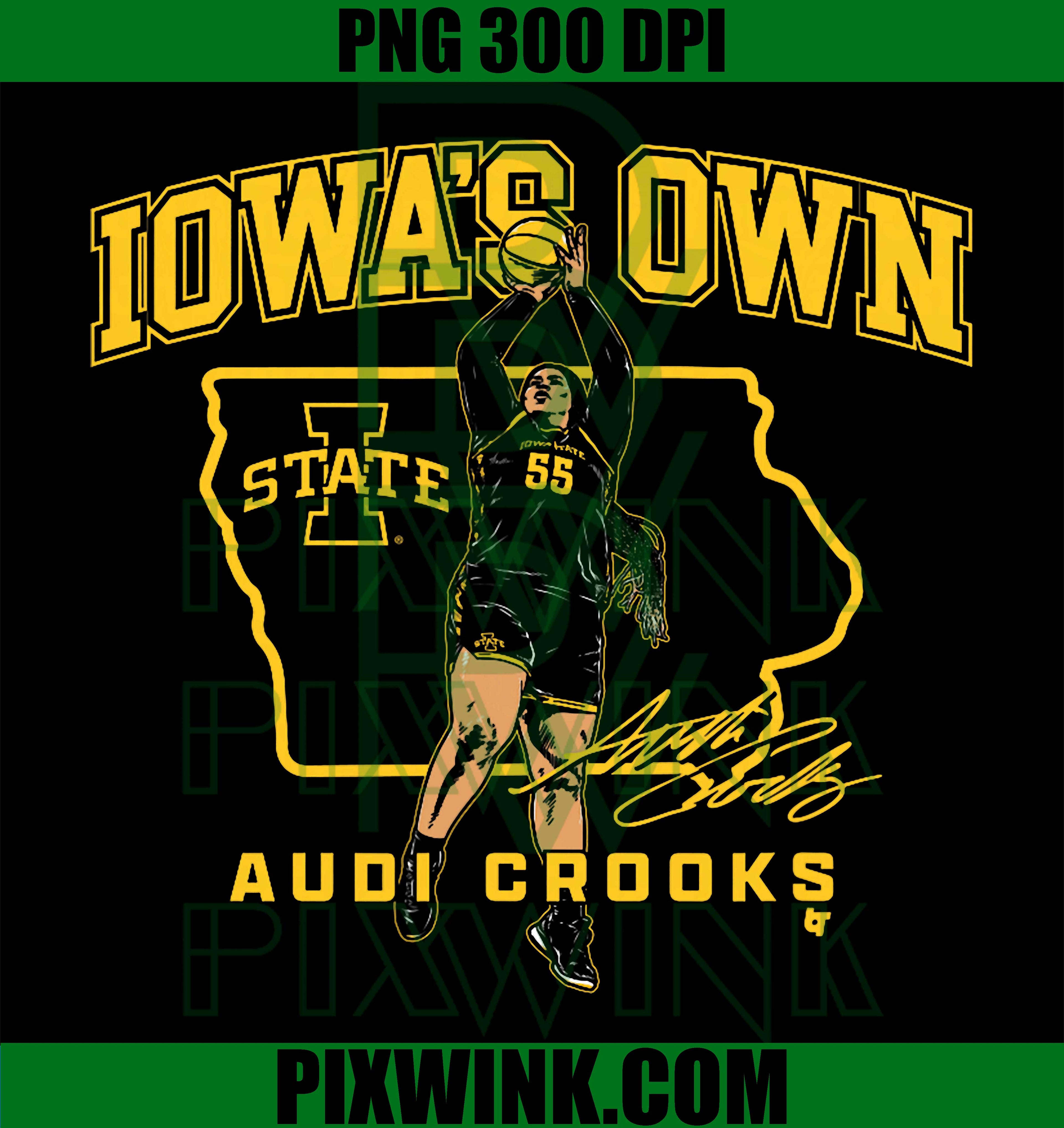 Audi Crooks, State Star, Iowa State Basketball PNG