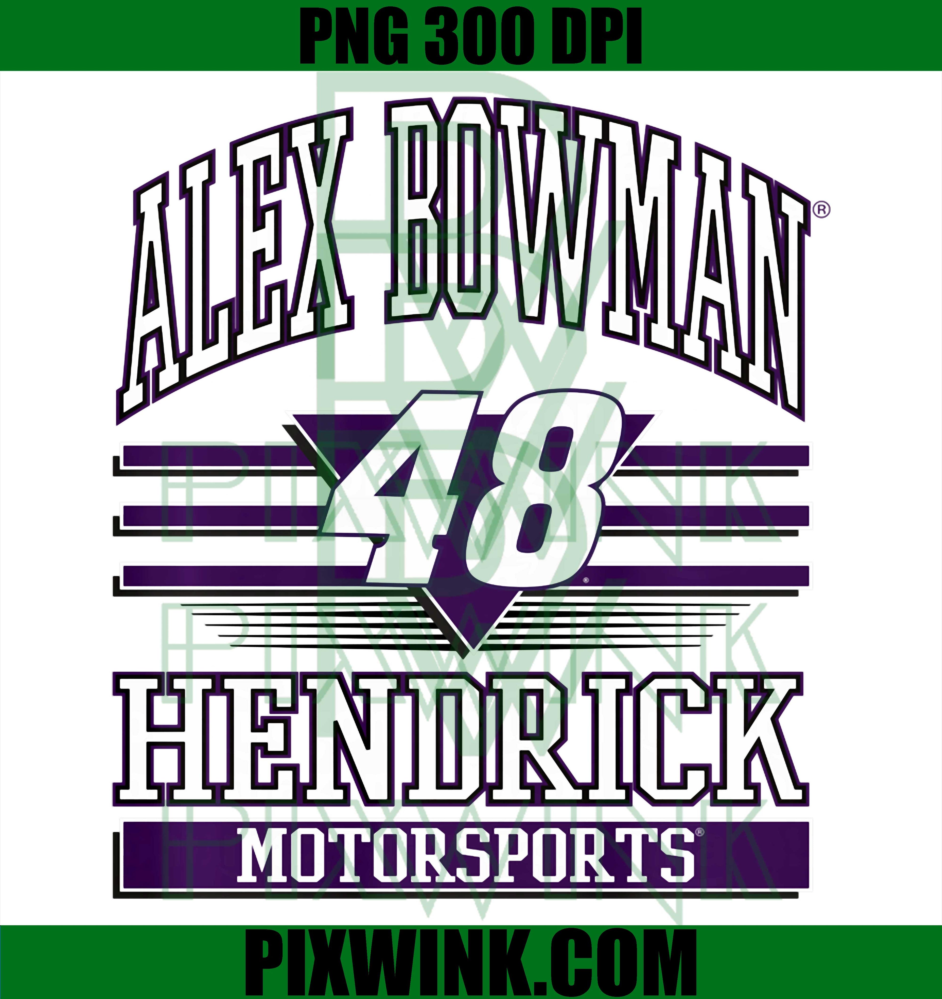 Alex Bowman 48 PNG, Hendrick Motorsports Racing PNG
