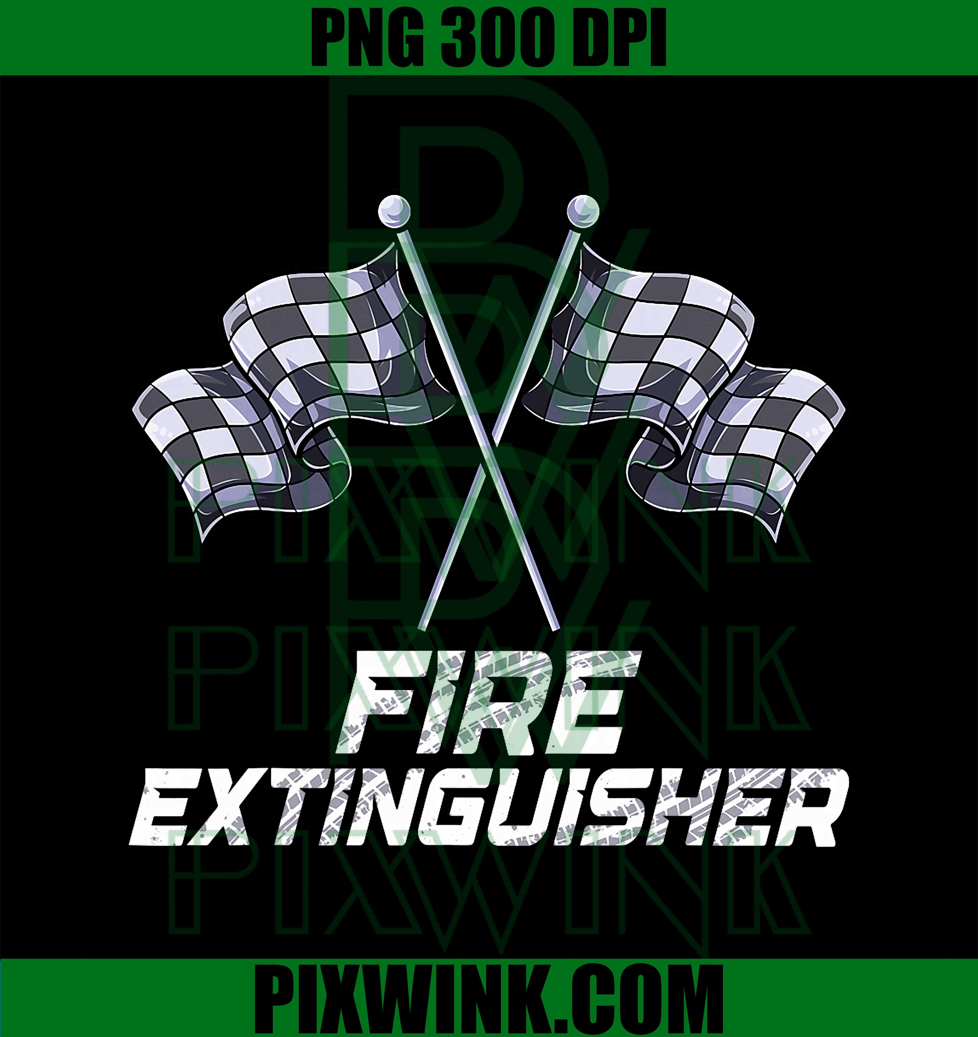 Fire Extinguisher PNG, Family Team Racing, Birthday Race Car PNG
