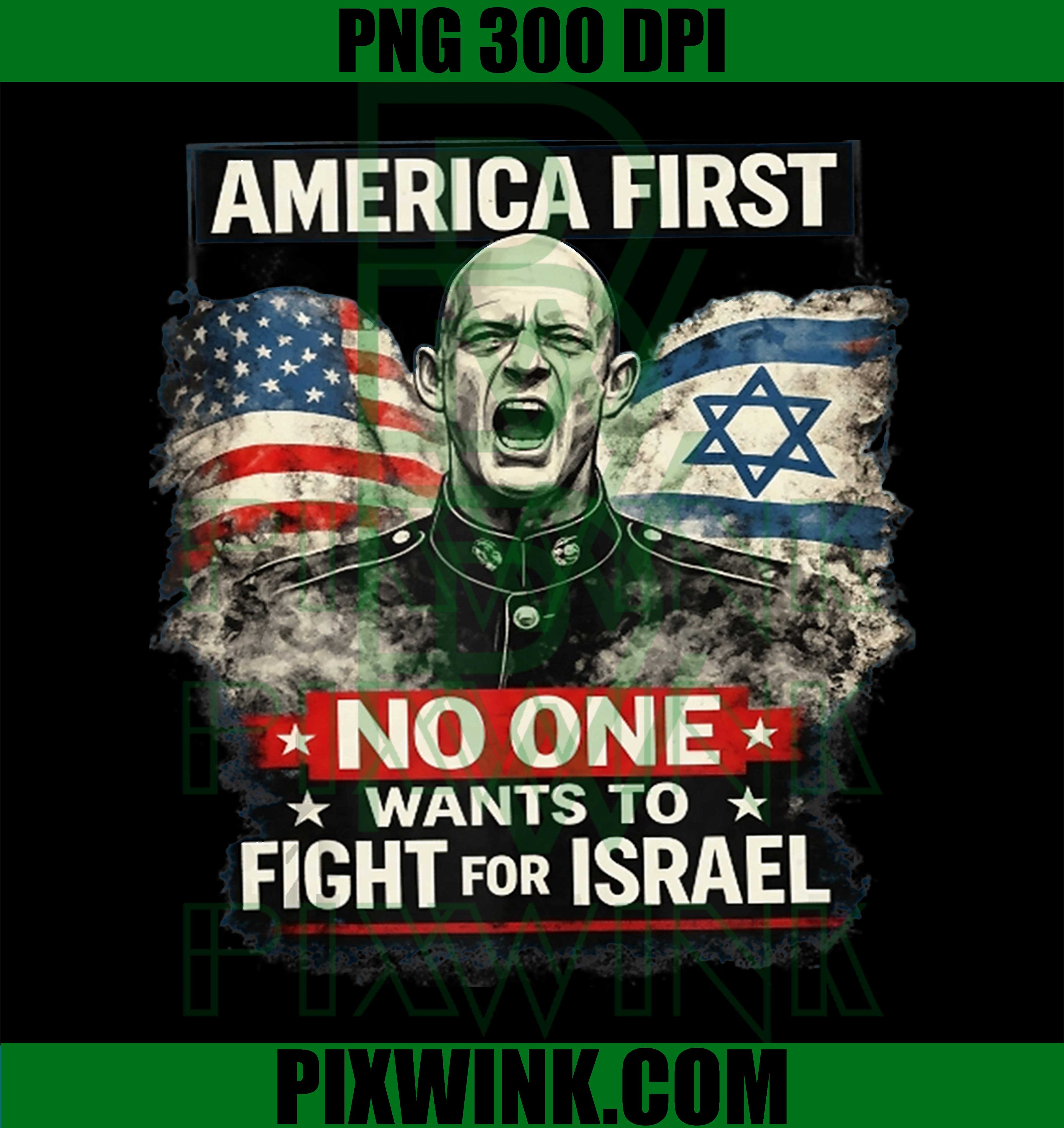 No One Wants to Fight for Israel PNG, Anti War Protest Saying Graphic PNG
