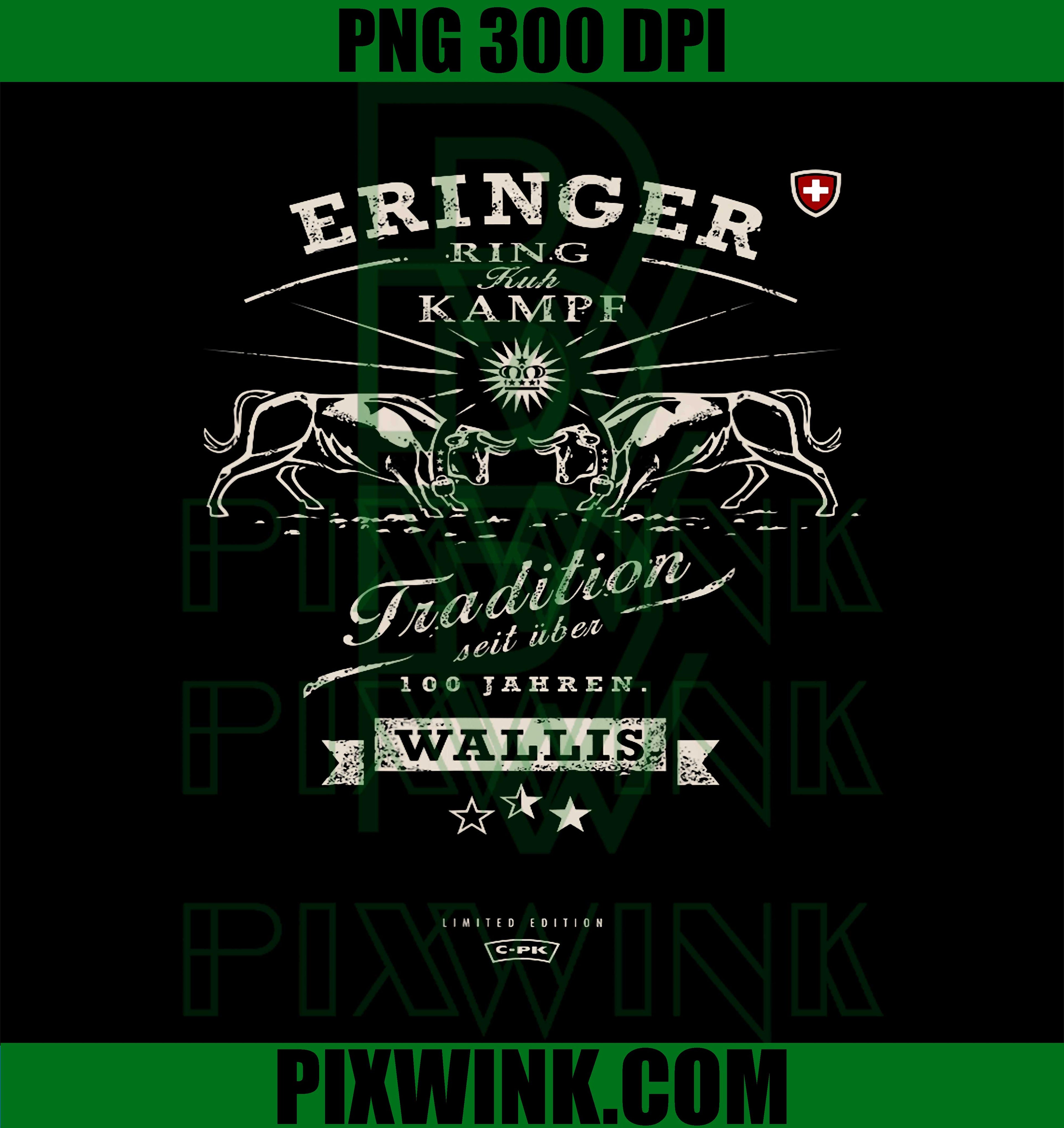 Swiss Canton Walli Eringer Cattle PNG, Vintage Farm Illustration PNG