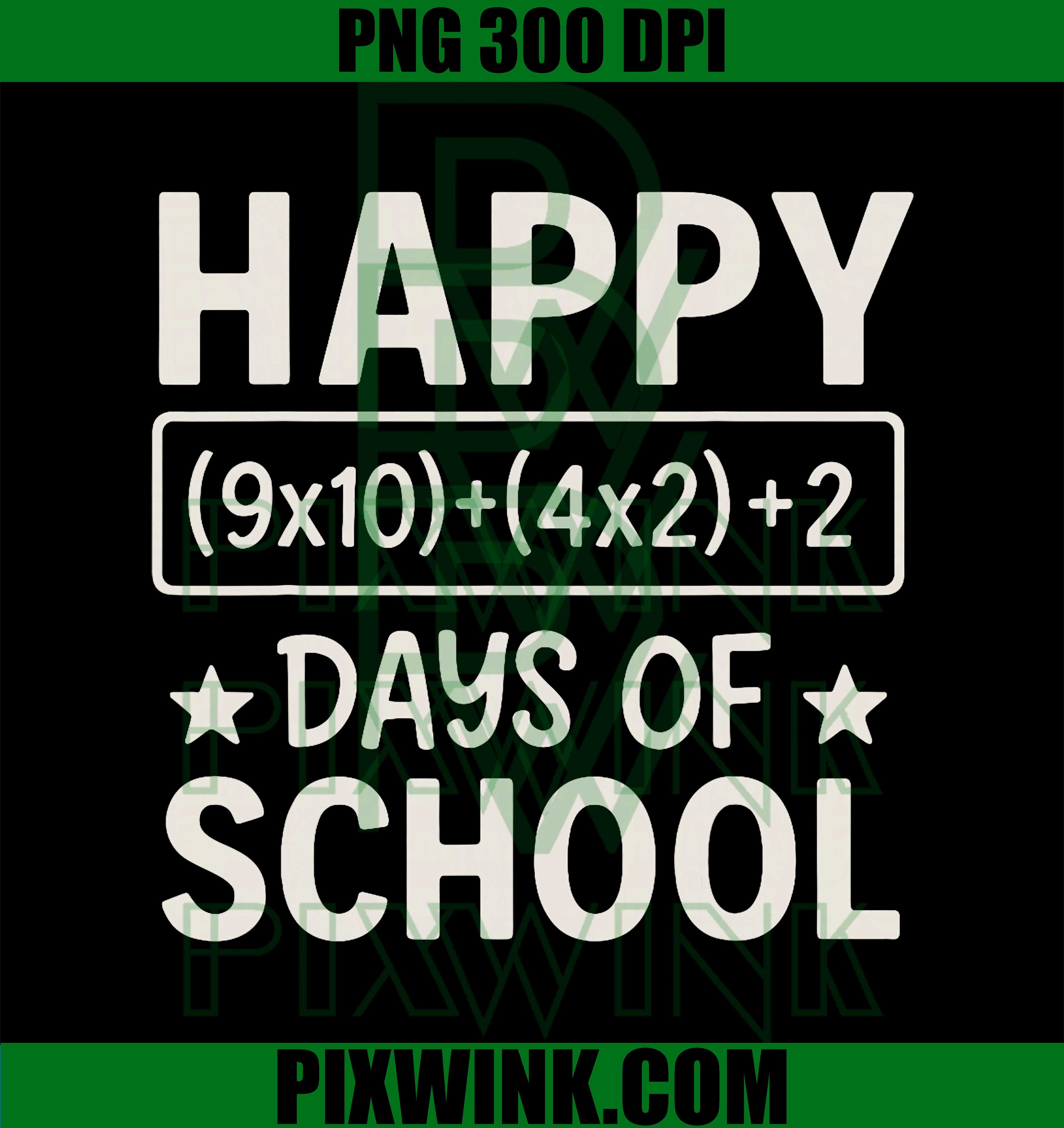 100 Days of School Math Puzzle Teacher Student Classroom Fun PNG
