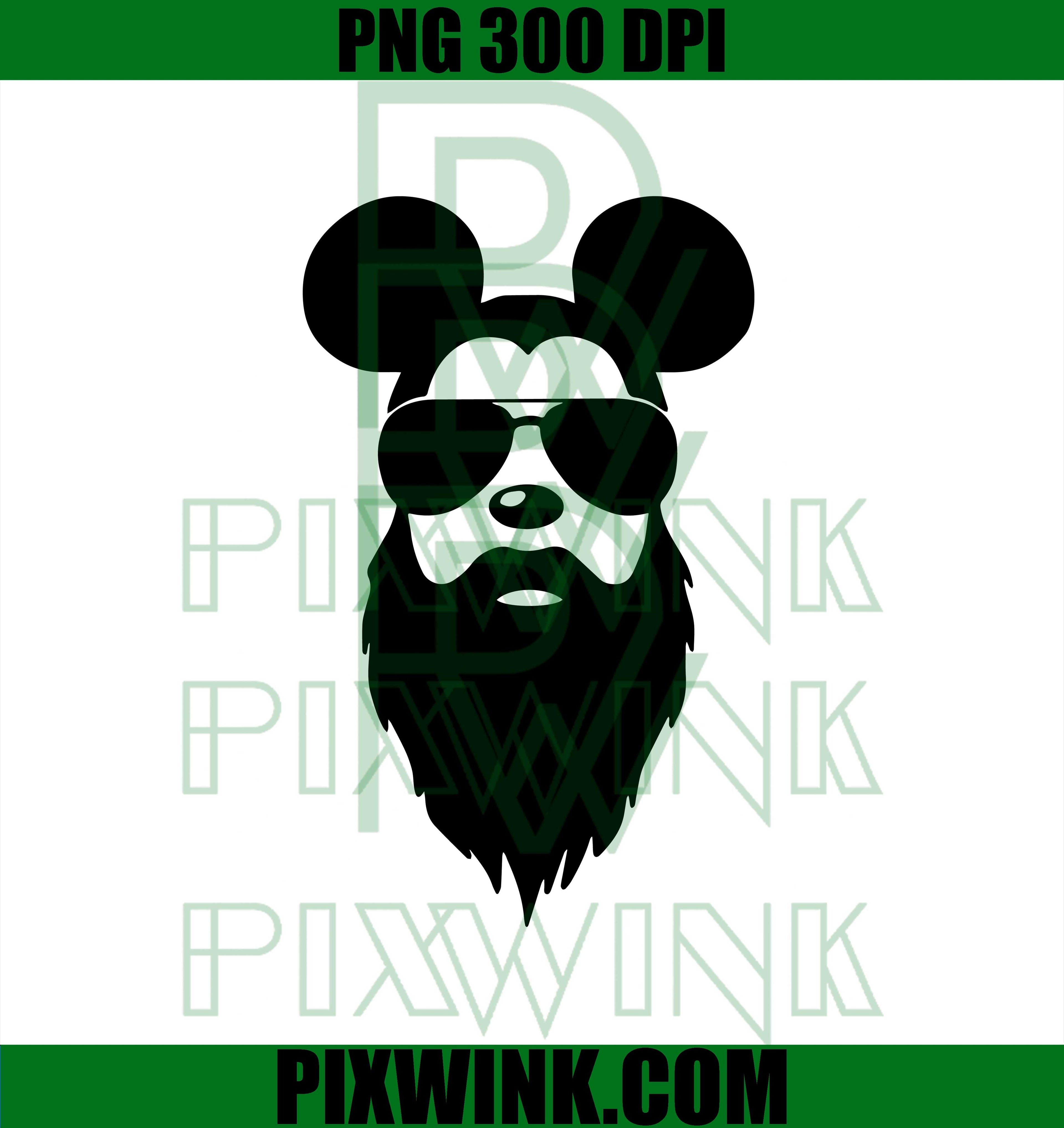 Disney Mickey Beard SVG, Mickey Ears Beard SVG, I Grew This Beard In Line at Disney SVG