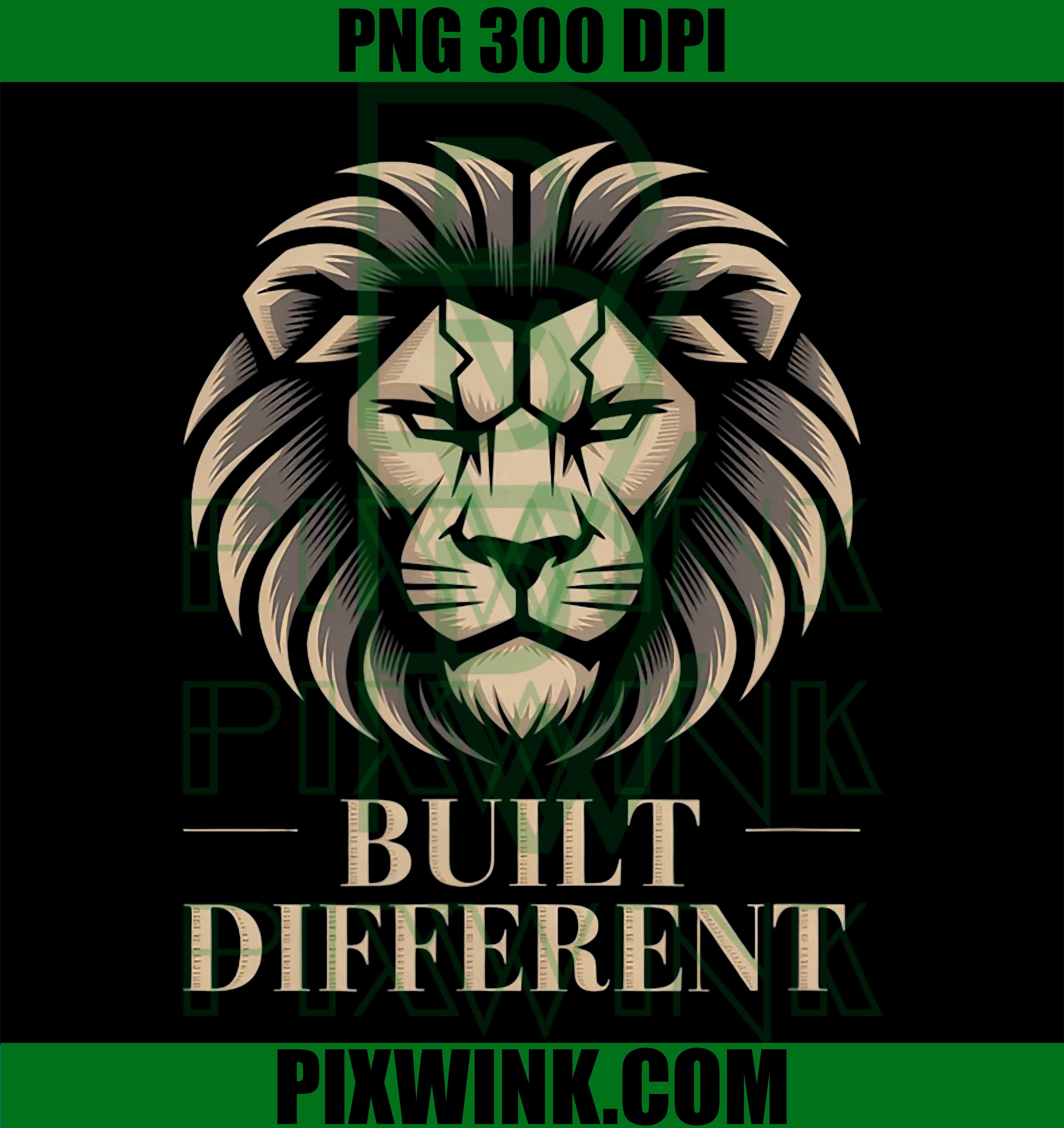 Built Different PNG, Luxury Minimalist Statement PNG