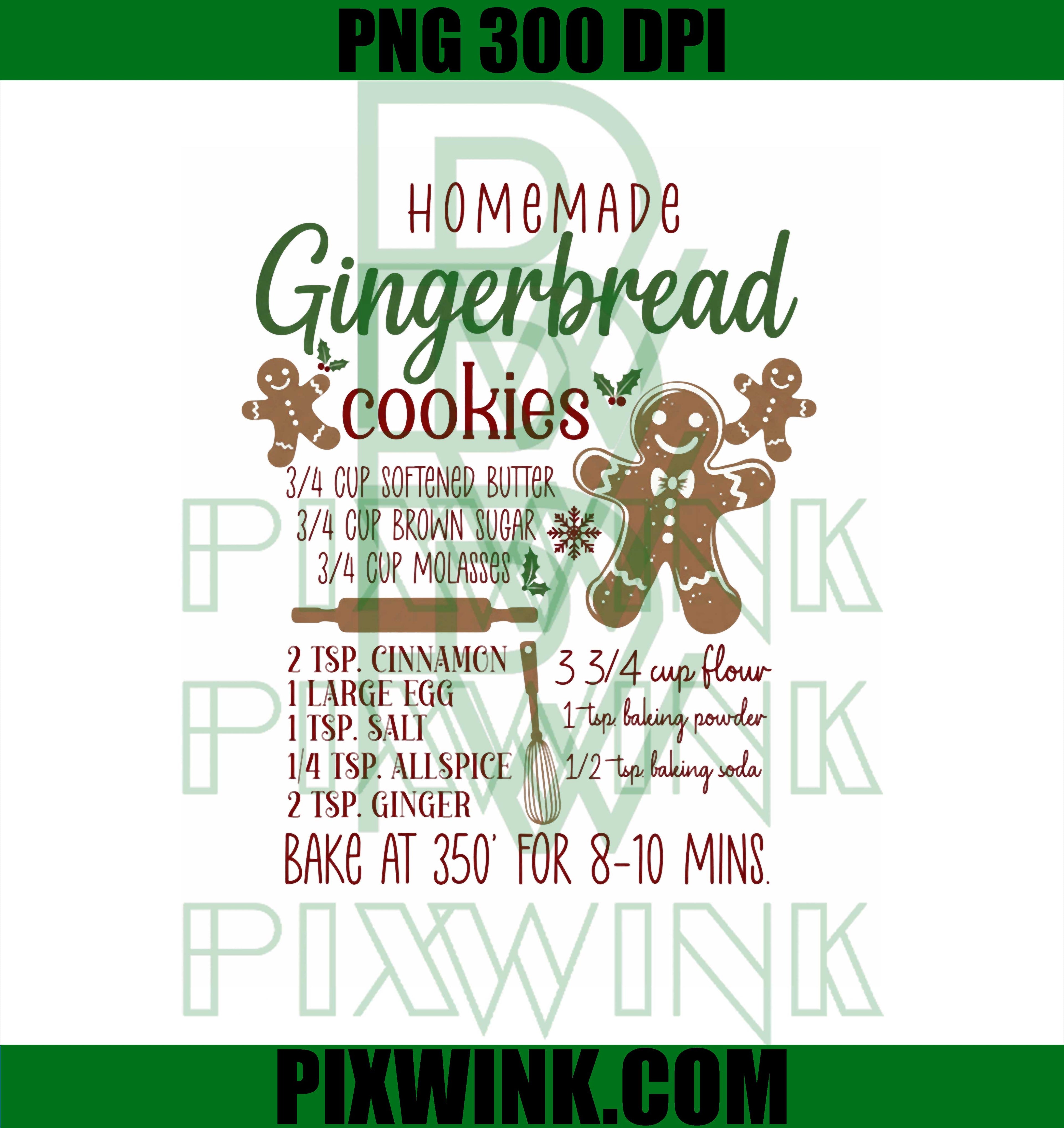 Gingerbread Cookies Christmas Recipe PNG