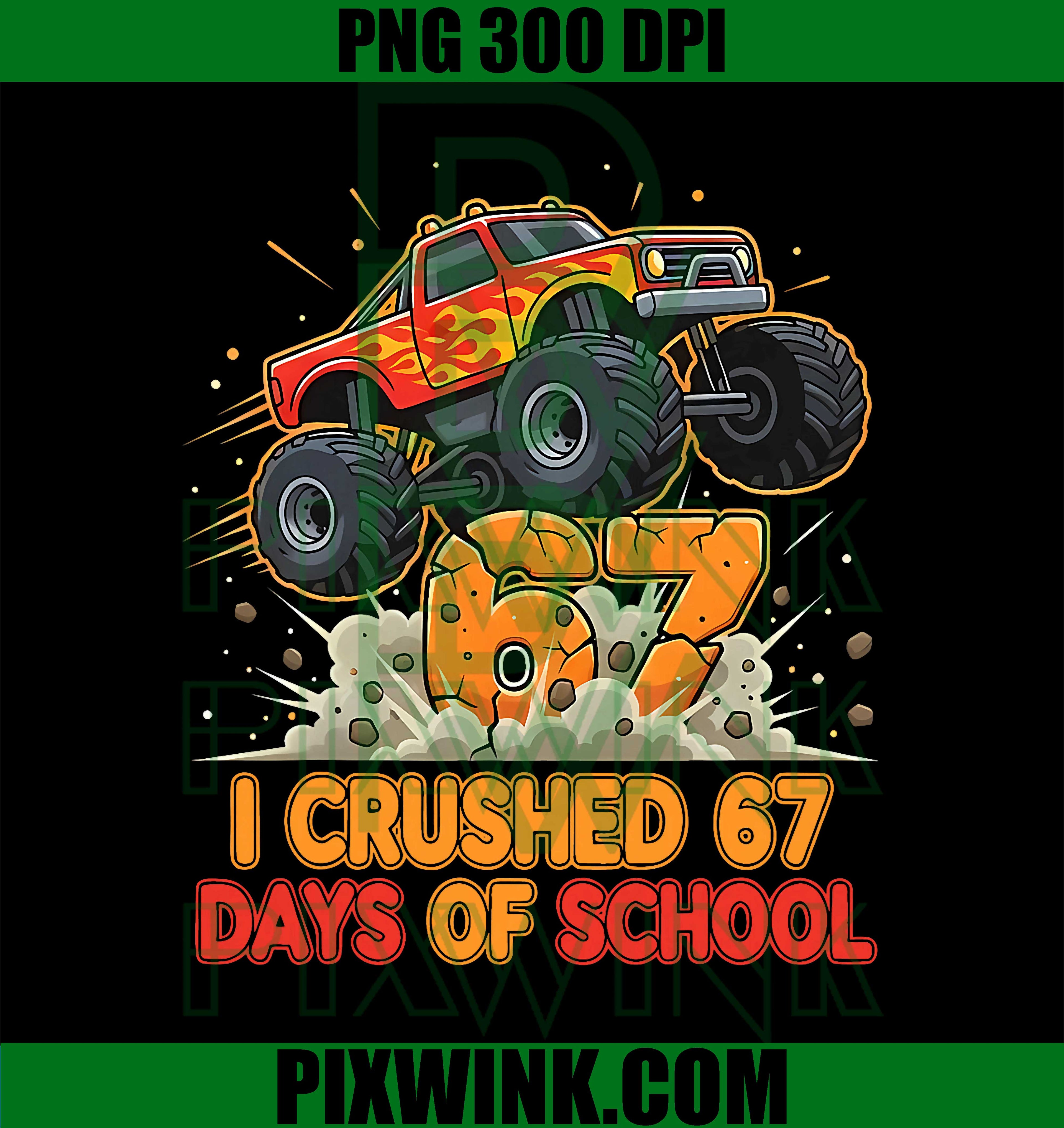 I Survived 67 Days of School, Funny Meme Teacher Student PNG