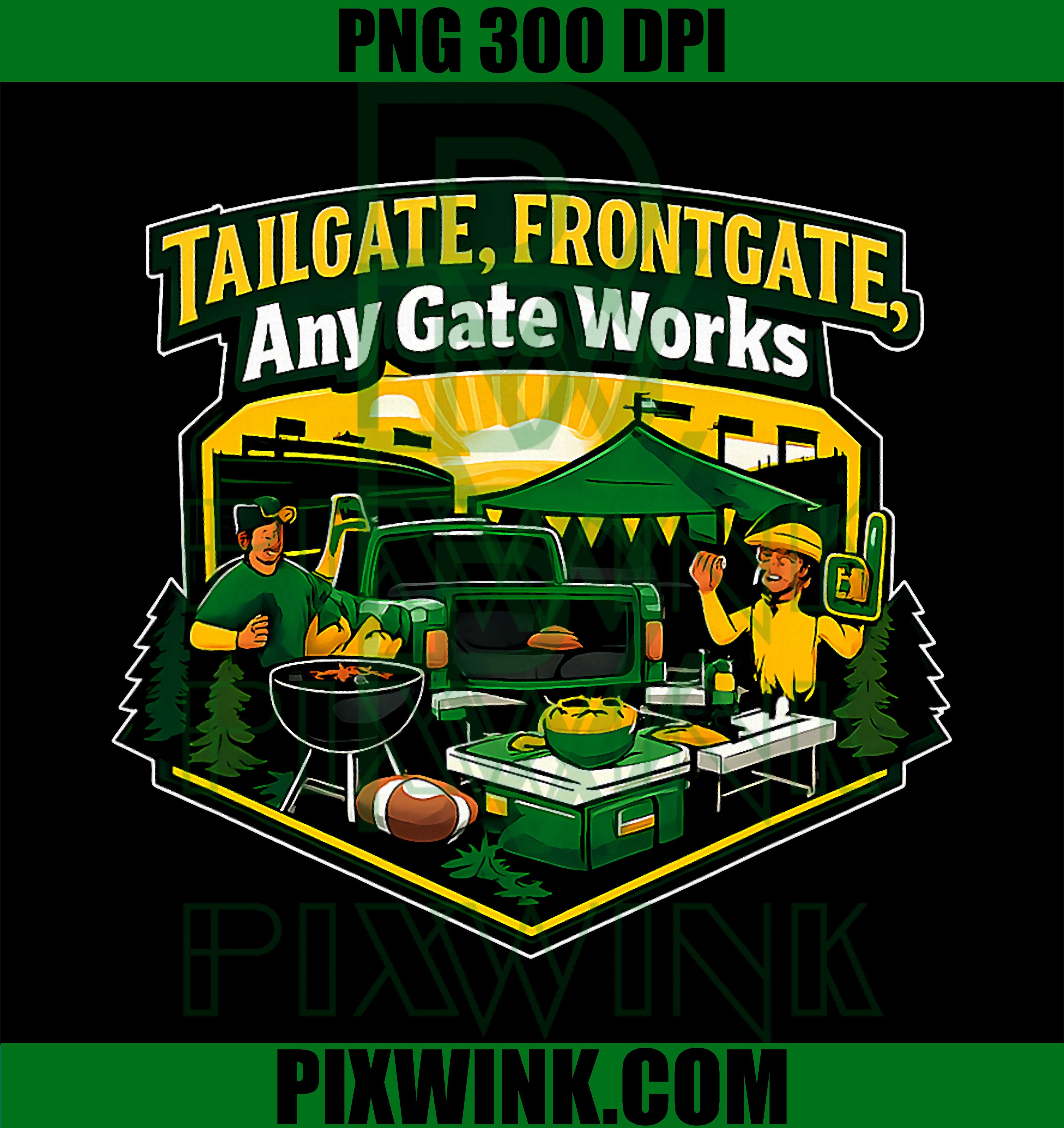 Tailgate Frontgate Any Gate Works PNG, Local Pride Badge PNG