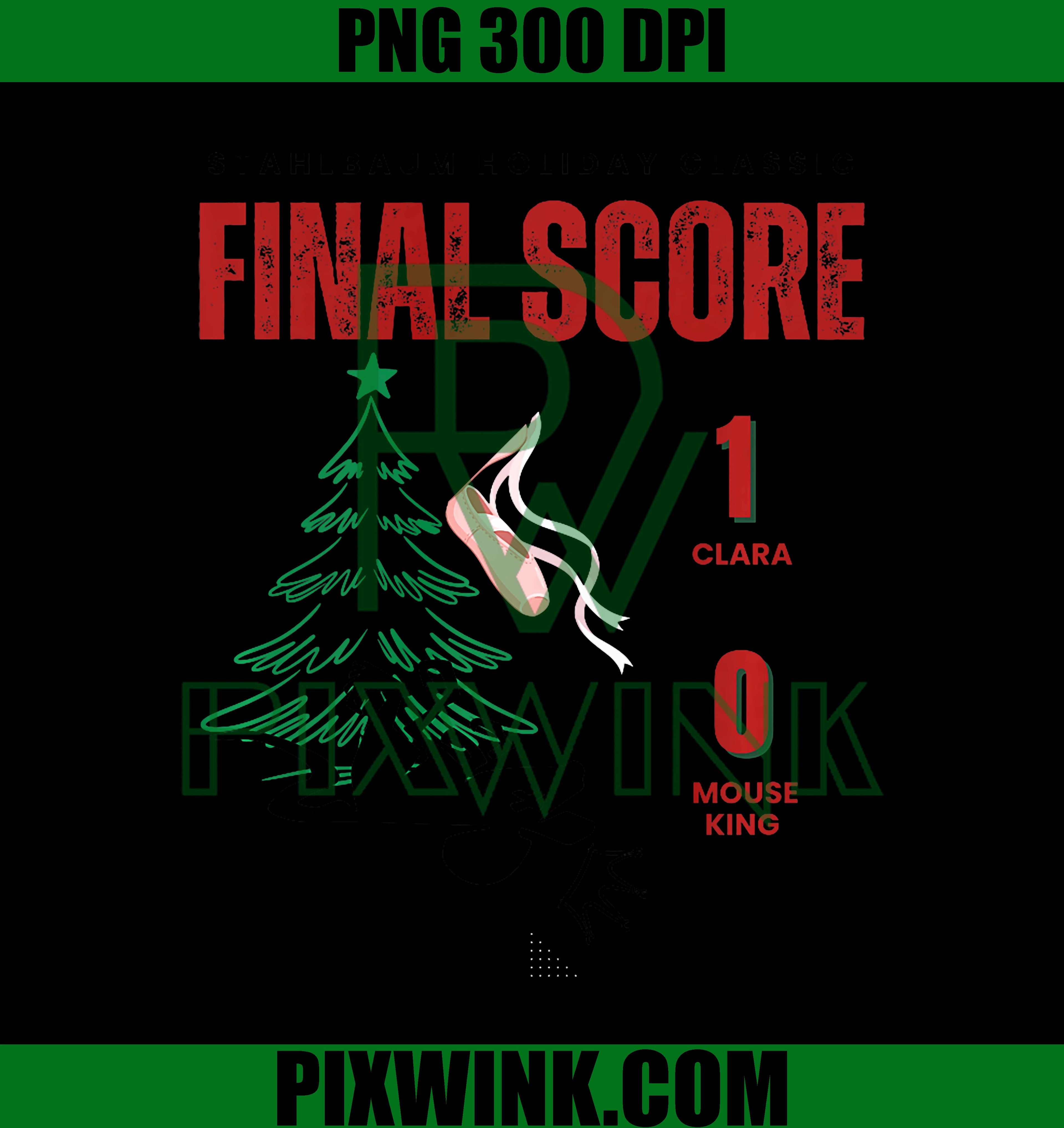 Final Score Funny Nutcracker Clara Mouse King Scoreboard