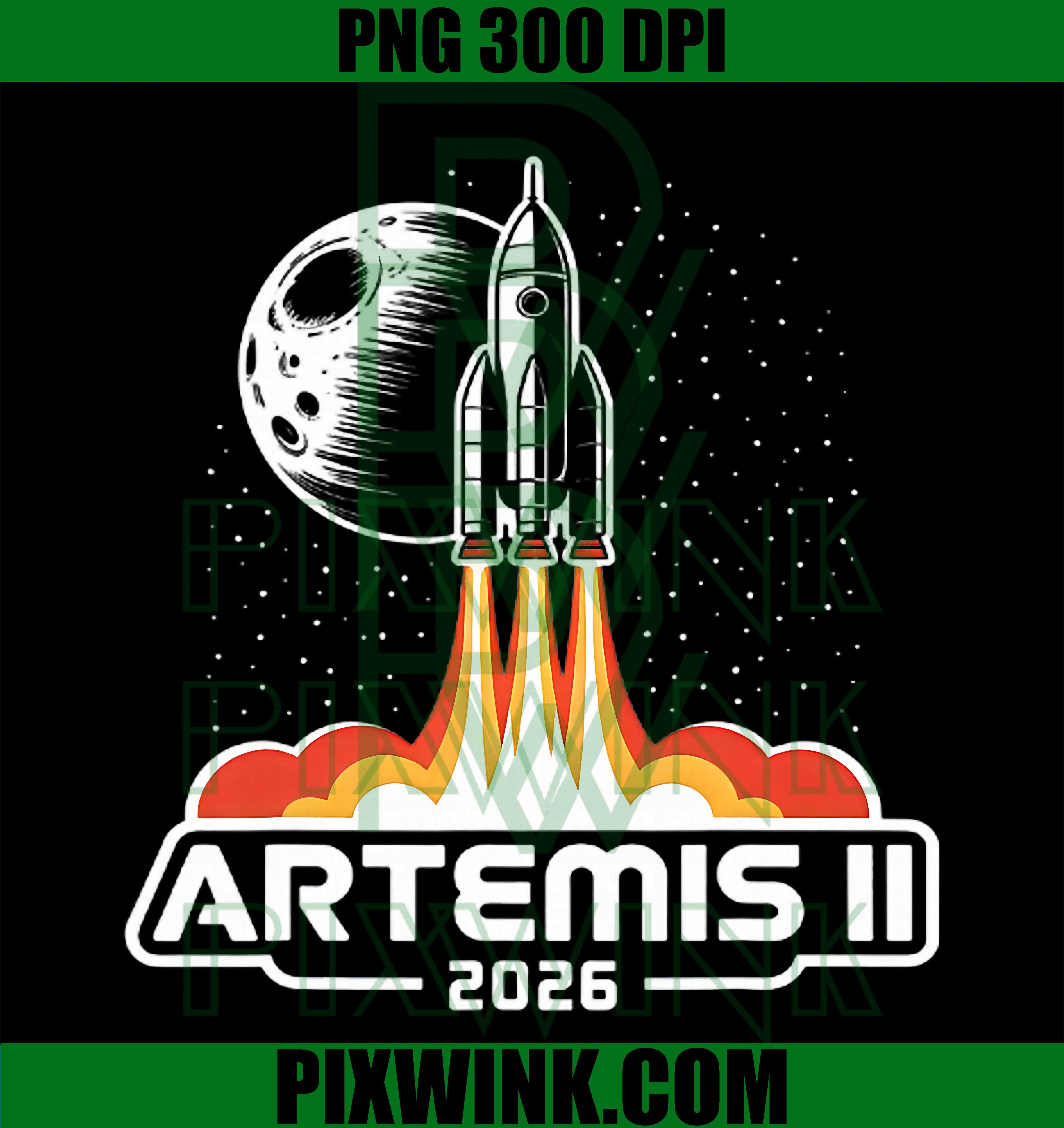 Artemis II PNG, Back To The Moon 2026 PNG, Space Mission PNG