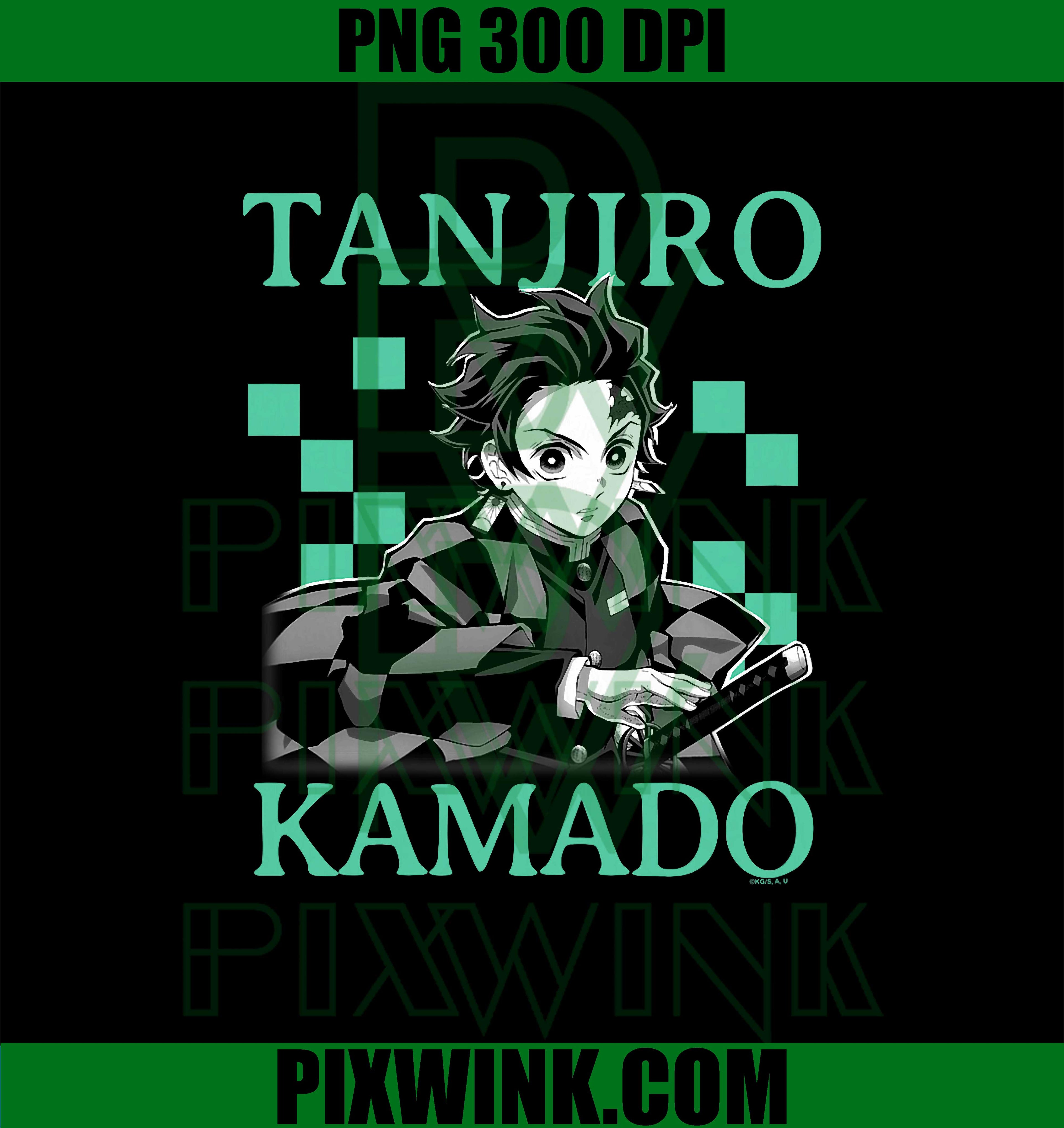 Tanjiro Retro Haori Pattern PNG, Demon Slayer Kimetsu no Yaiba PNG