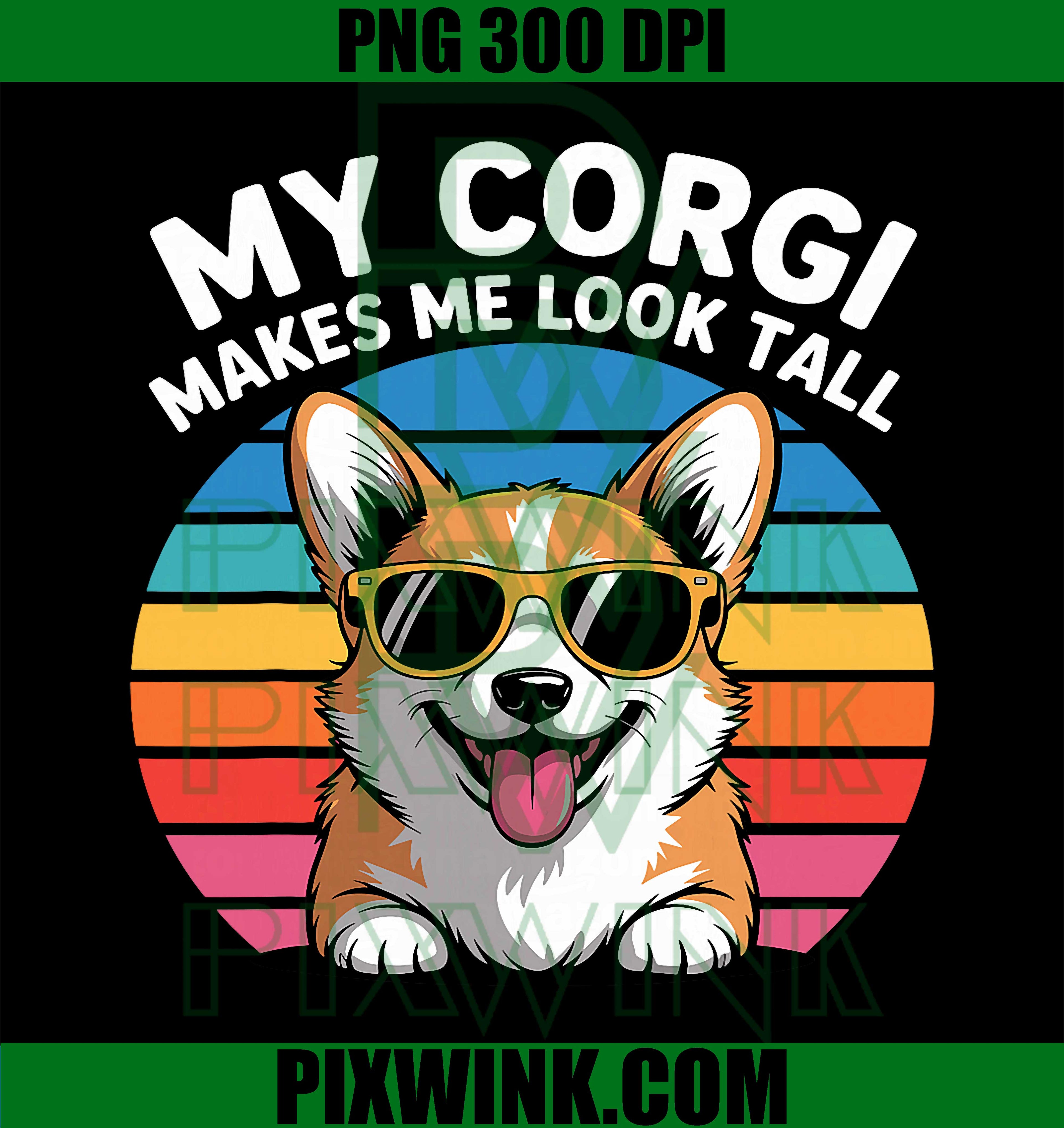 Funny Corgi Design, Pet Dog Corgi Lovers PNG
