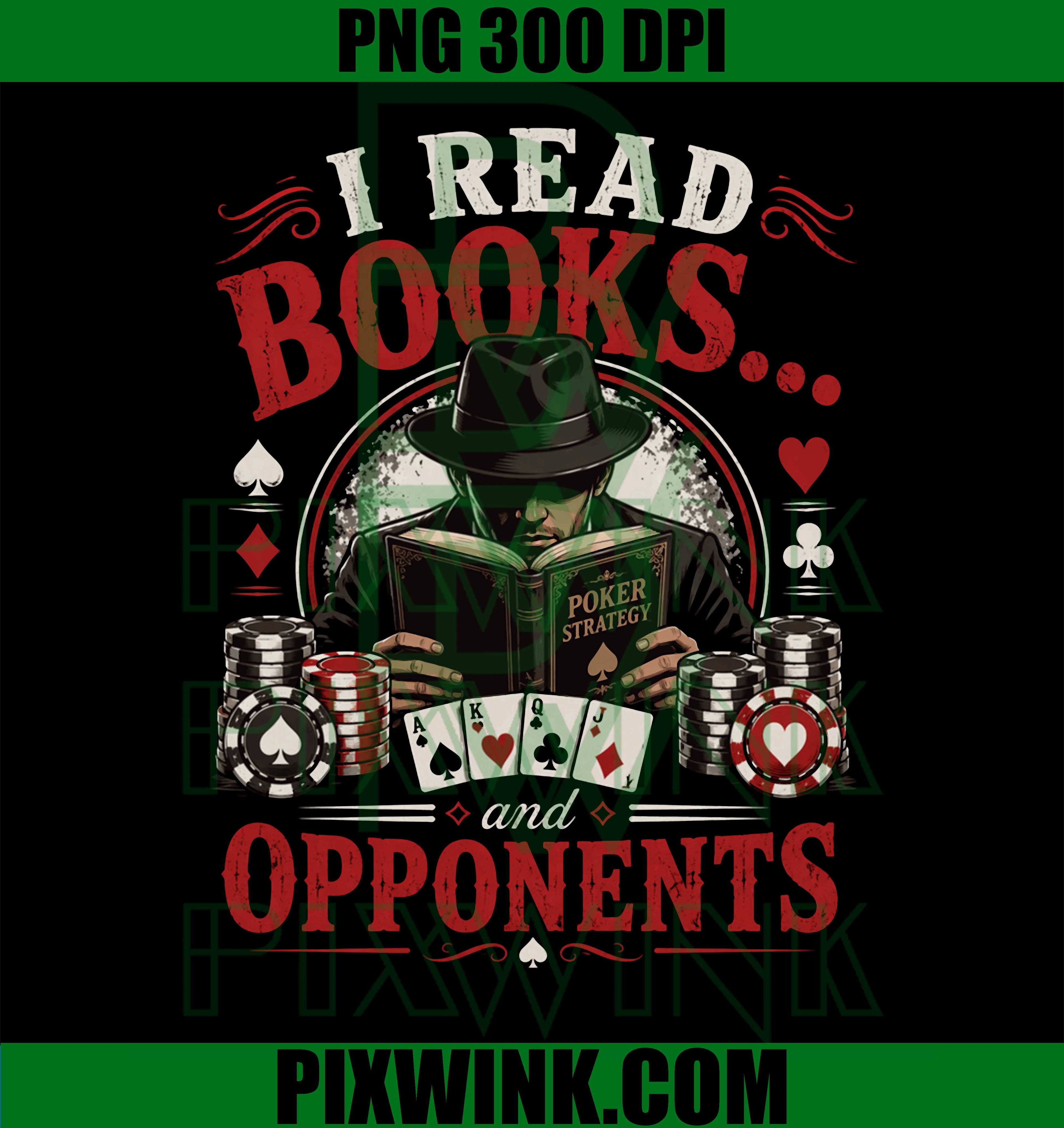 Book Reader Poker PNG, Opponents Humor PNG Card Player Design