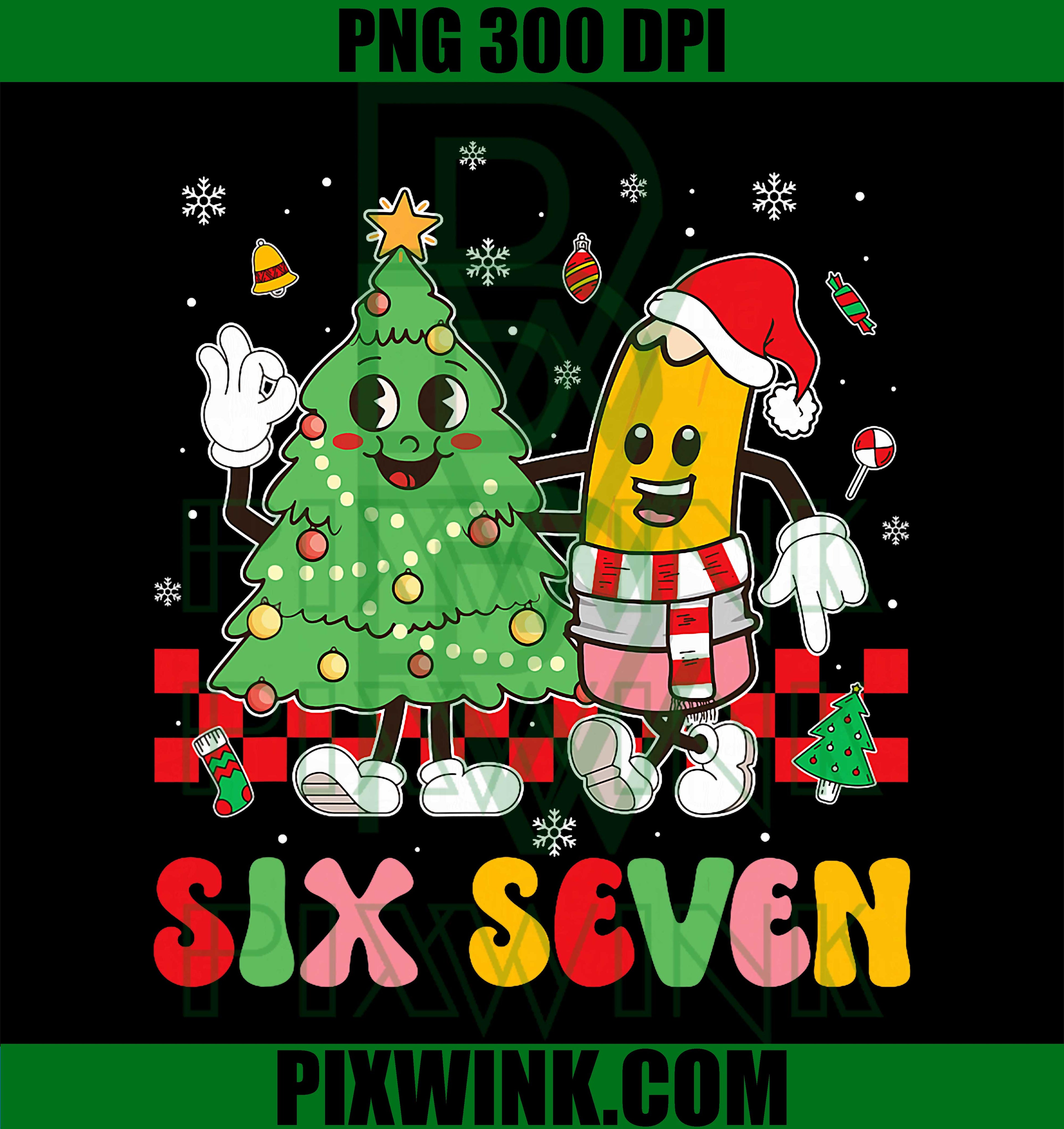 67 Christmas Tree Pencil School Teacher Xmas Holiday PNG