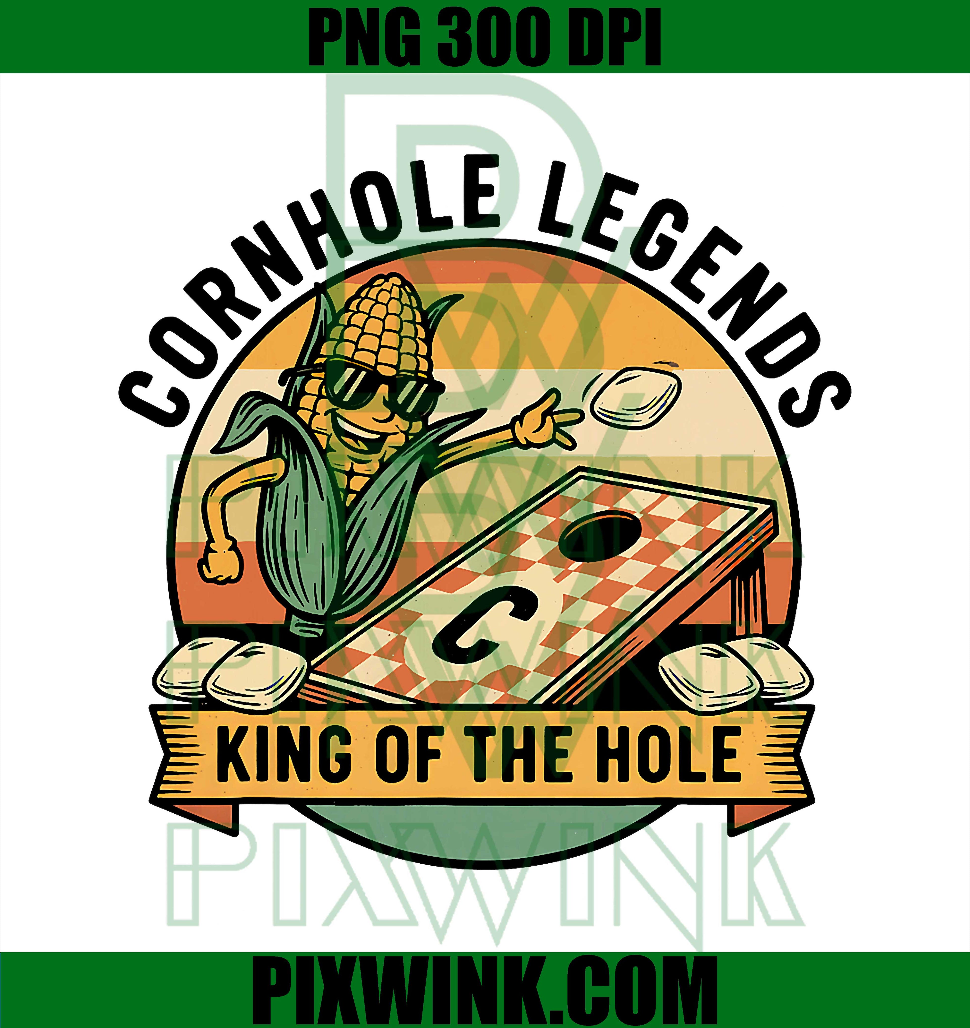Funny Cornhole Player, Tournament Champion Game PNG
