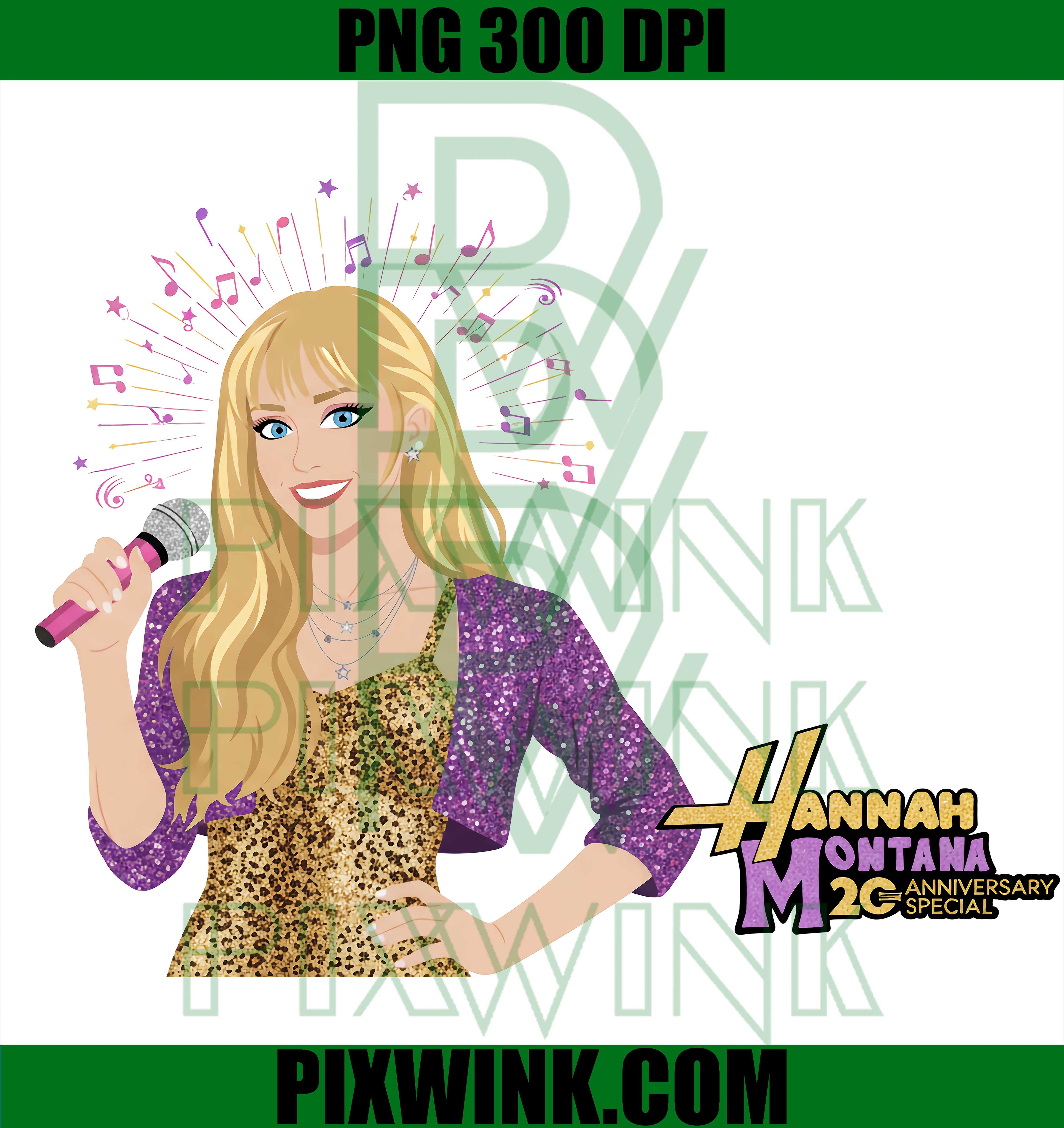 Hannah Montana M2G Anniversary PNG, Hannah Montana Clipart PNG, Disney PNG