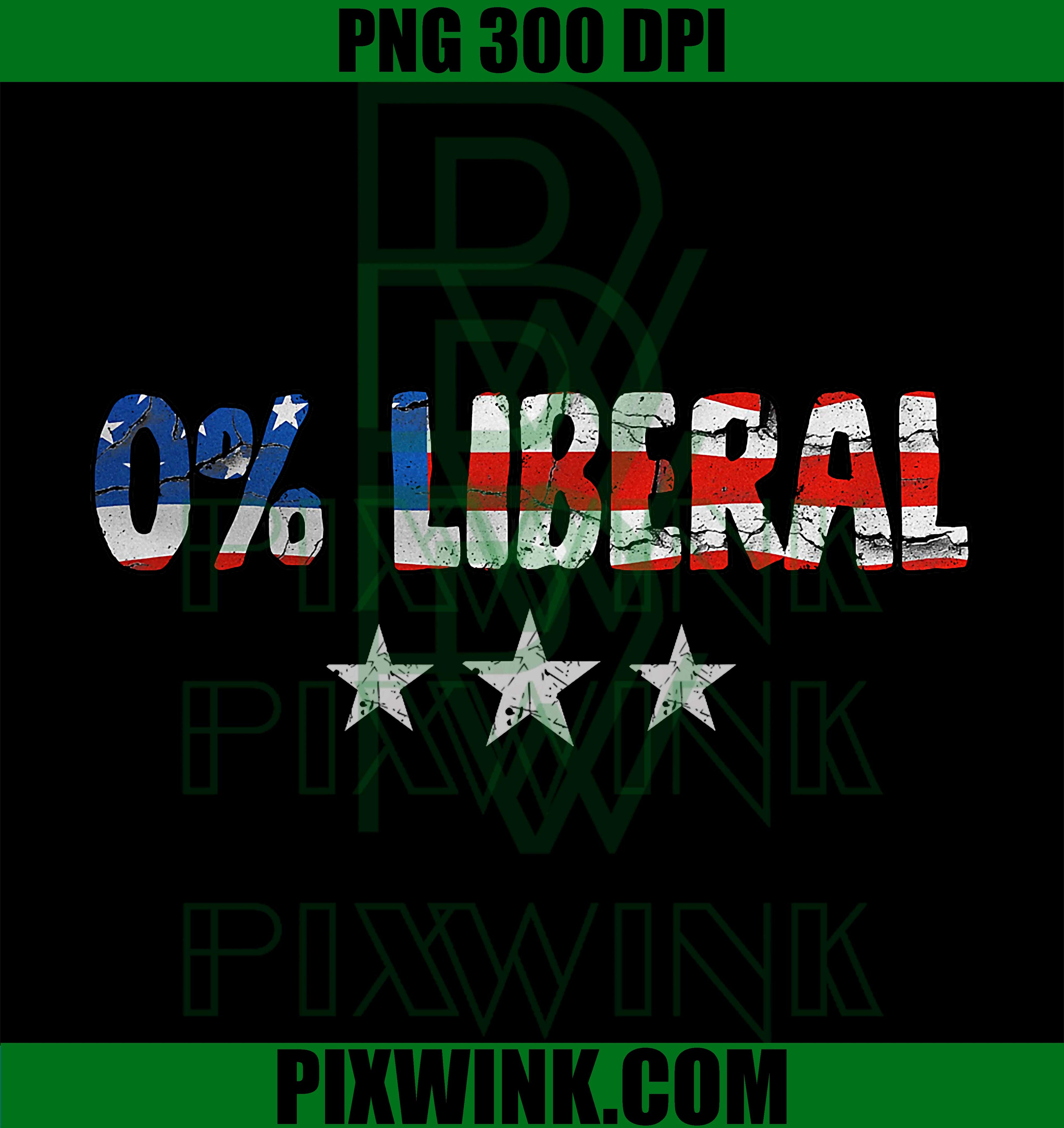 0% Liberal PNG, Zero Percent Liberalism PNG, Anti Government Libertarian Design PNG