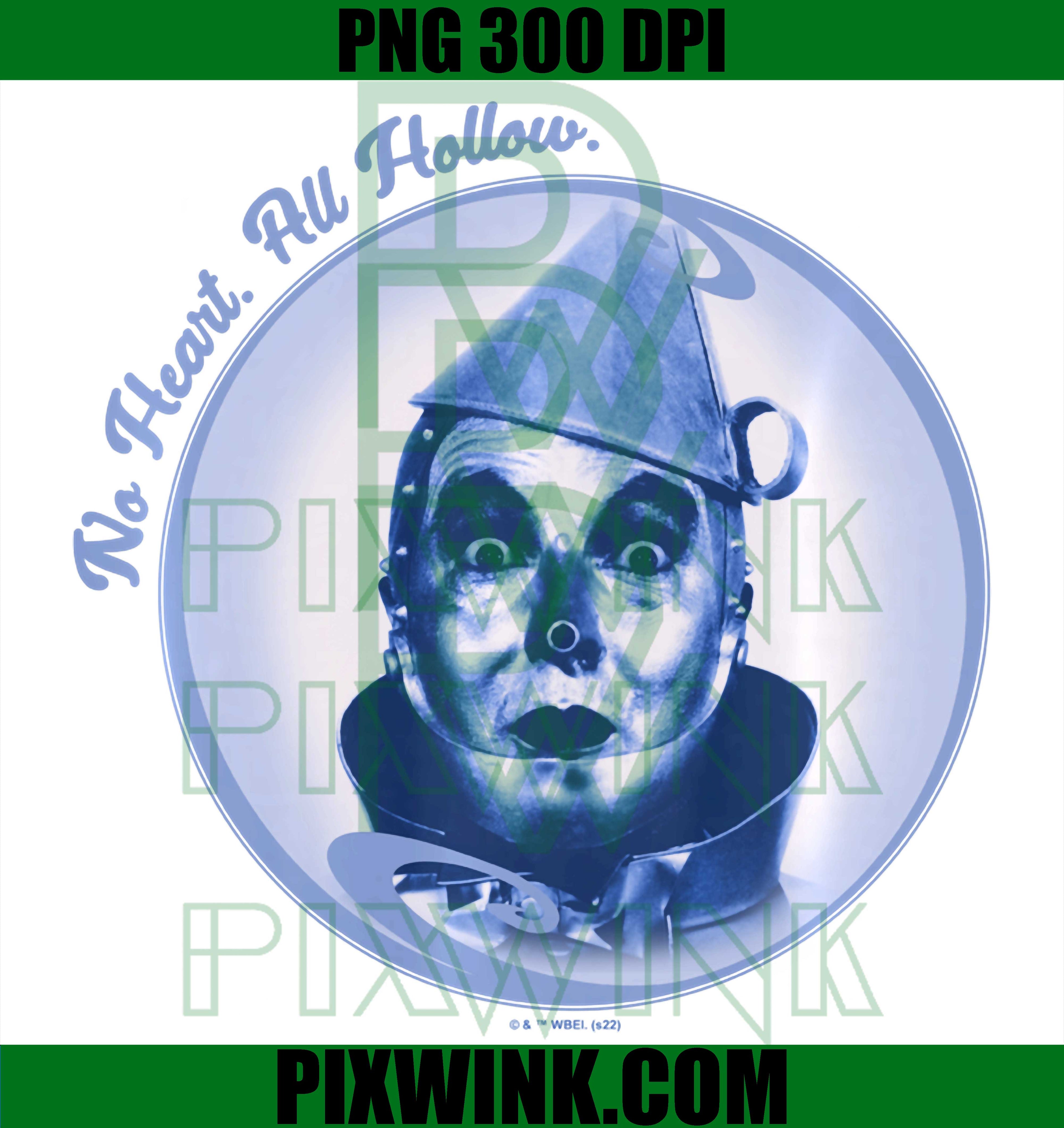 Tin Man Hollow Heart PNG, Wizard of Oz Portrait PNG