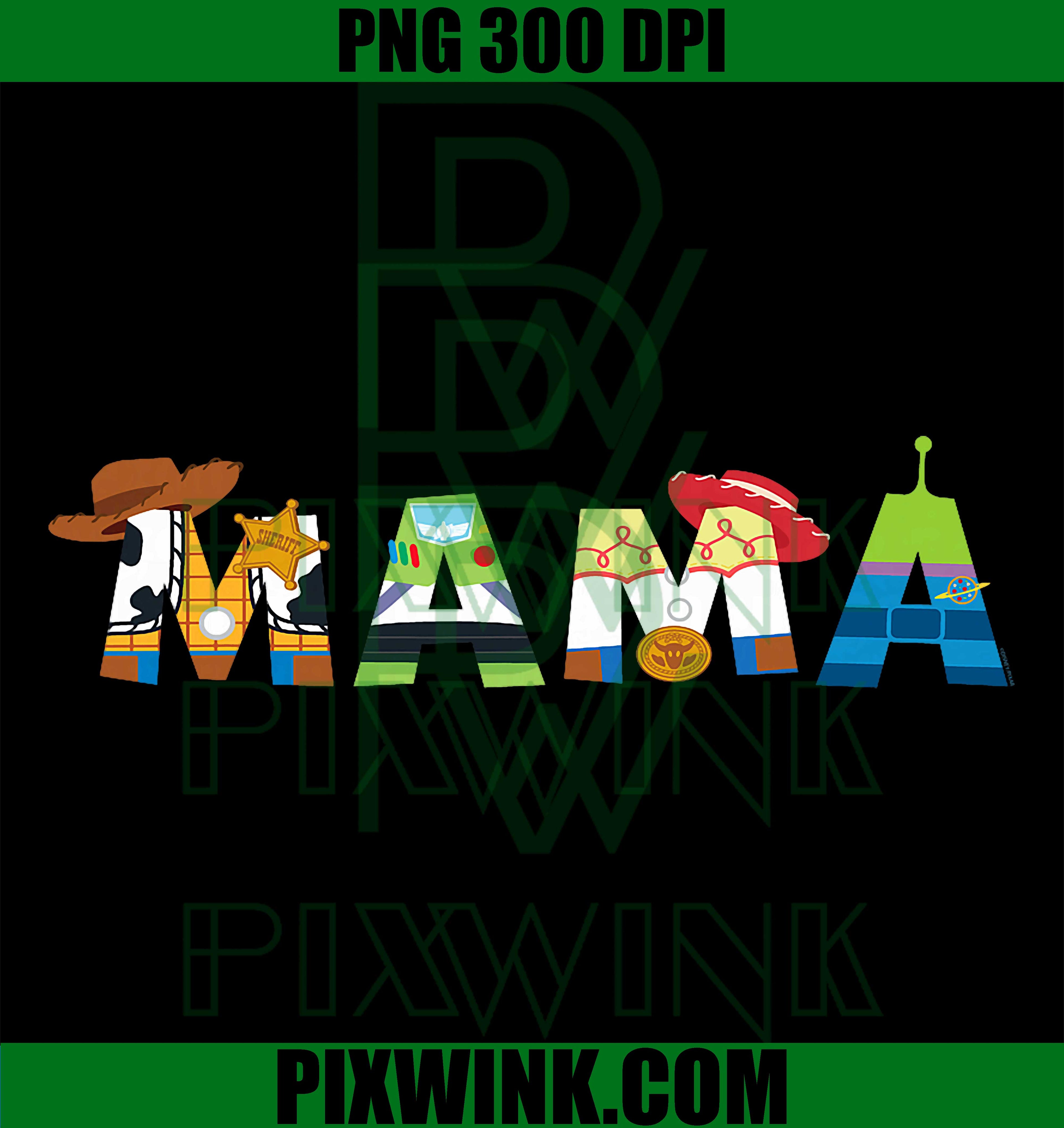 Disney and Pixar’s Toy Story Mama PNG, Mother’s Day, Mom Birthday PNG