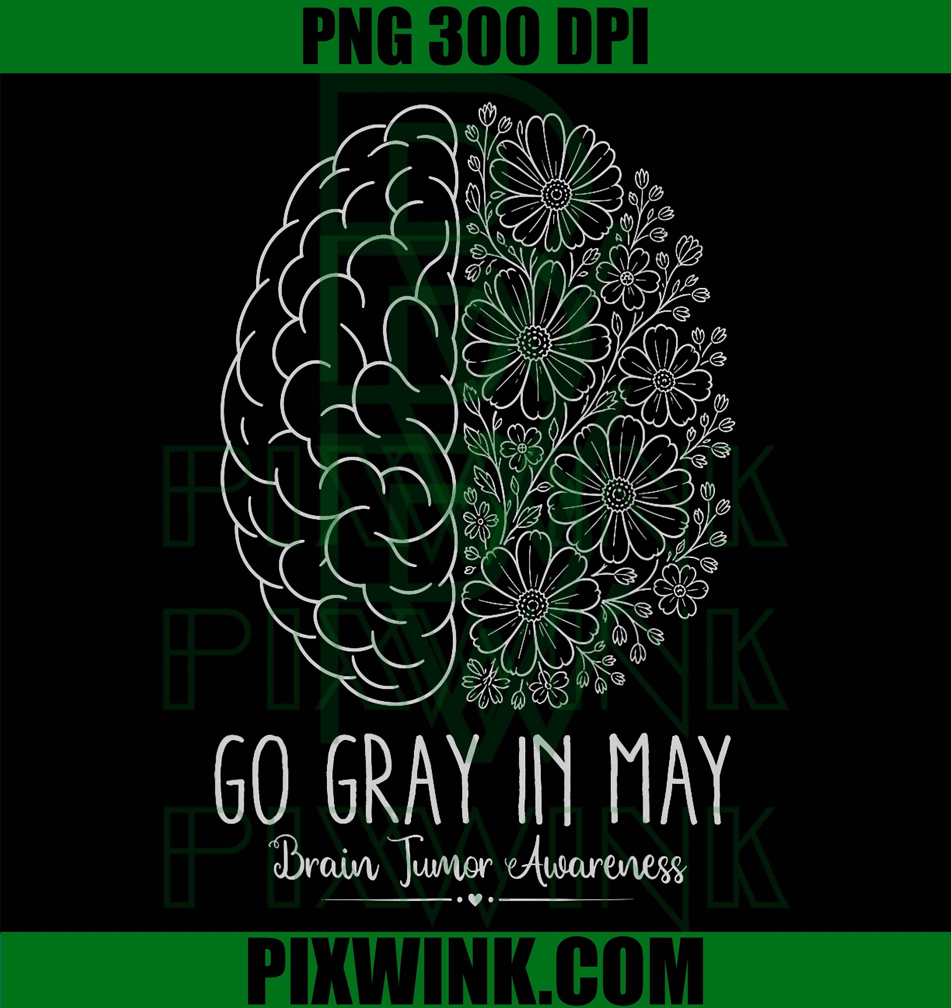 Brain Cancer Awareness PNG, Go Gray In May Warrior PNG