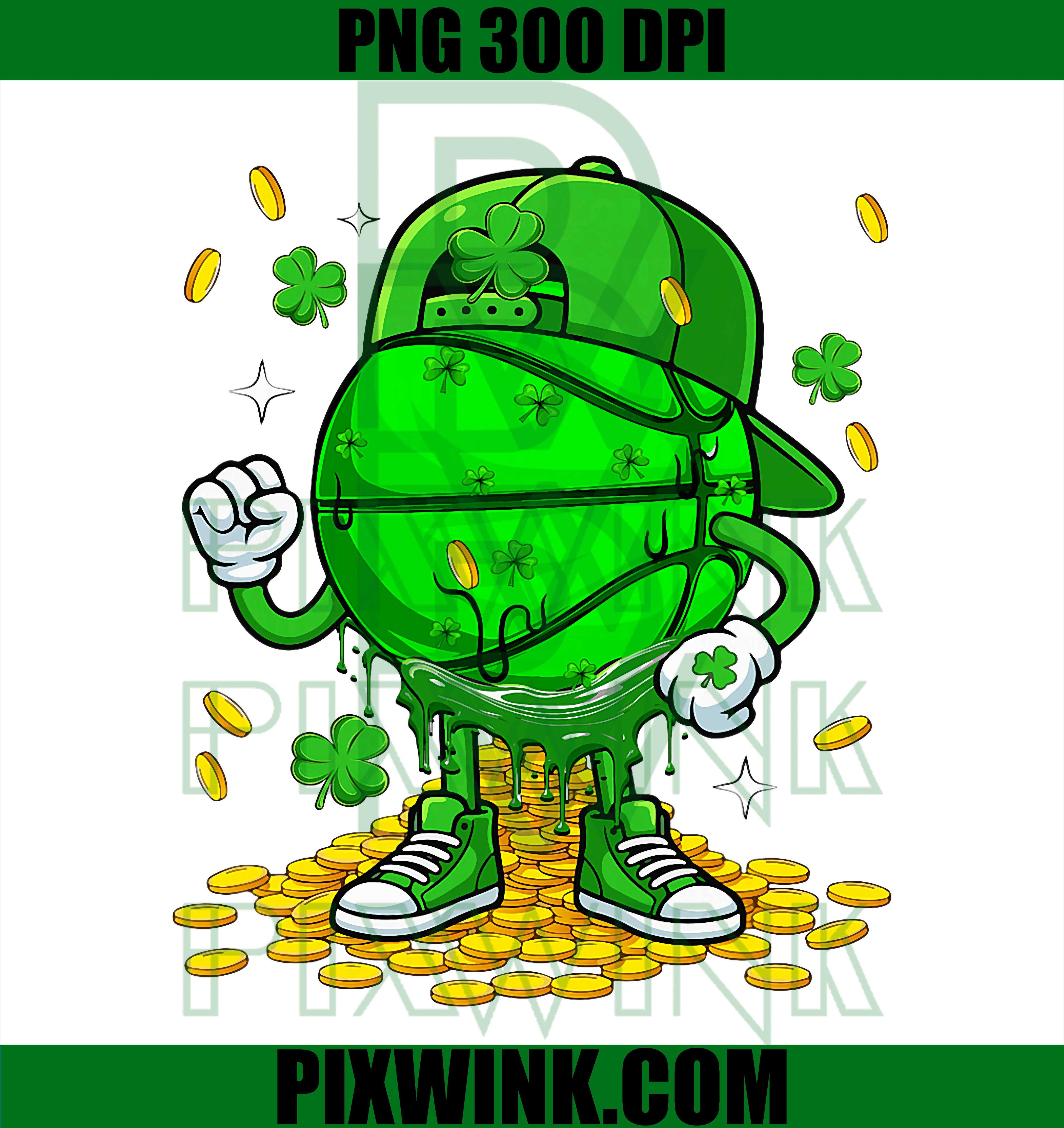 Basketball Ball, St Patricks Day, Player, Dripped PNG
