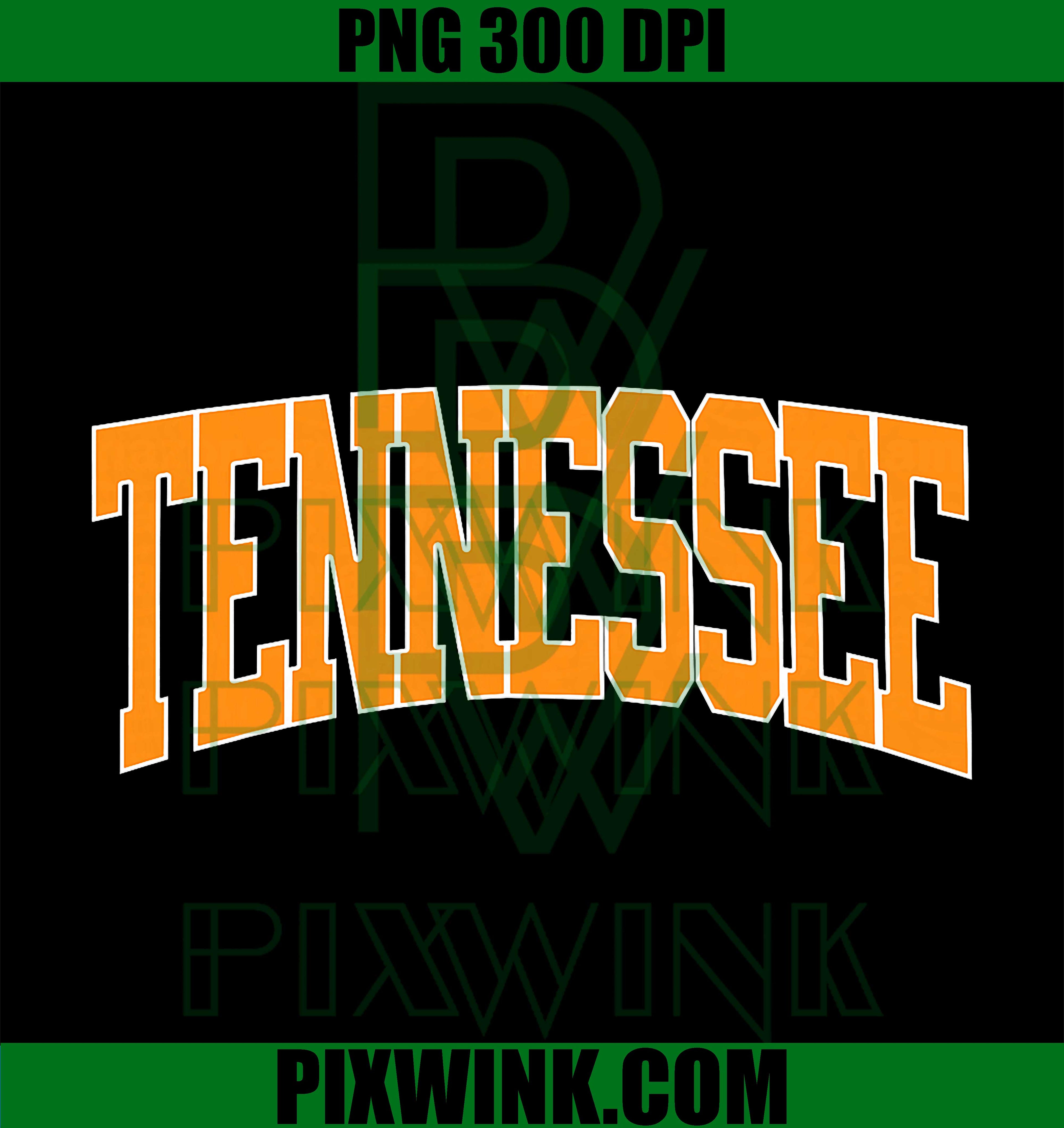 Tennessee TN City Vintage PNG, Retro Travel Graphic PNG