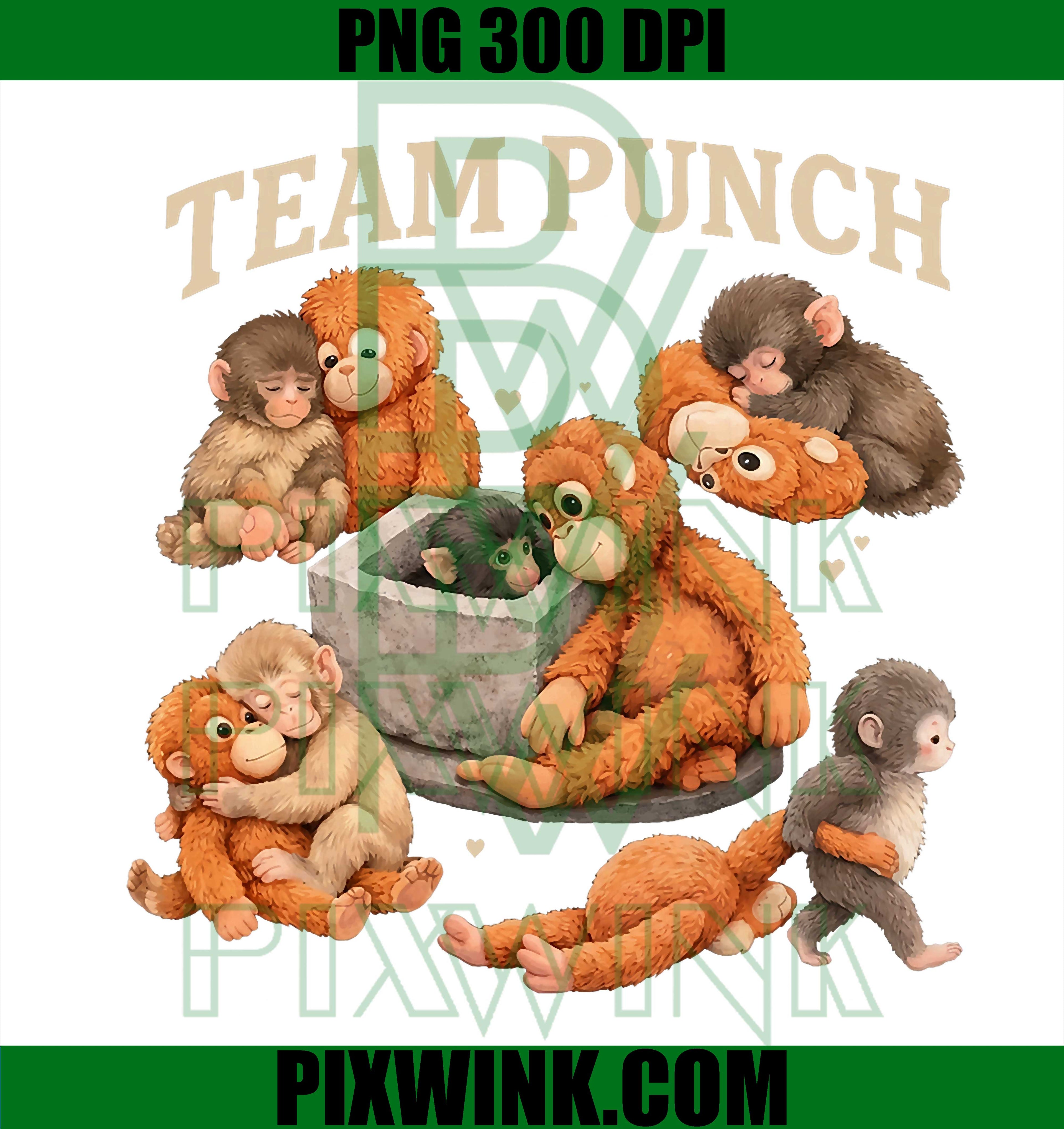 Funny Monkey Team Punch PNG, Monkey Fighting Meme PNG, Funny Animal PNG