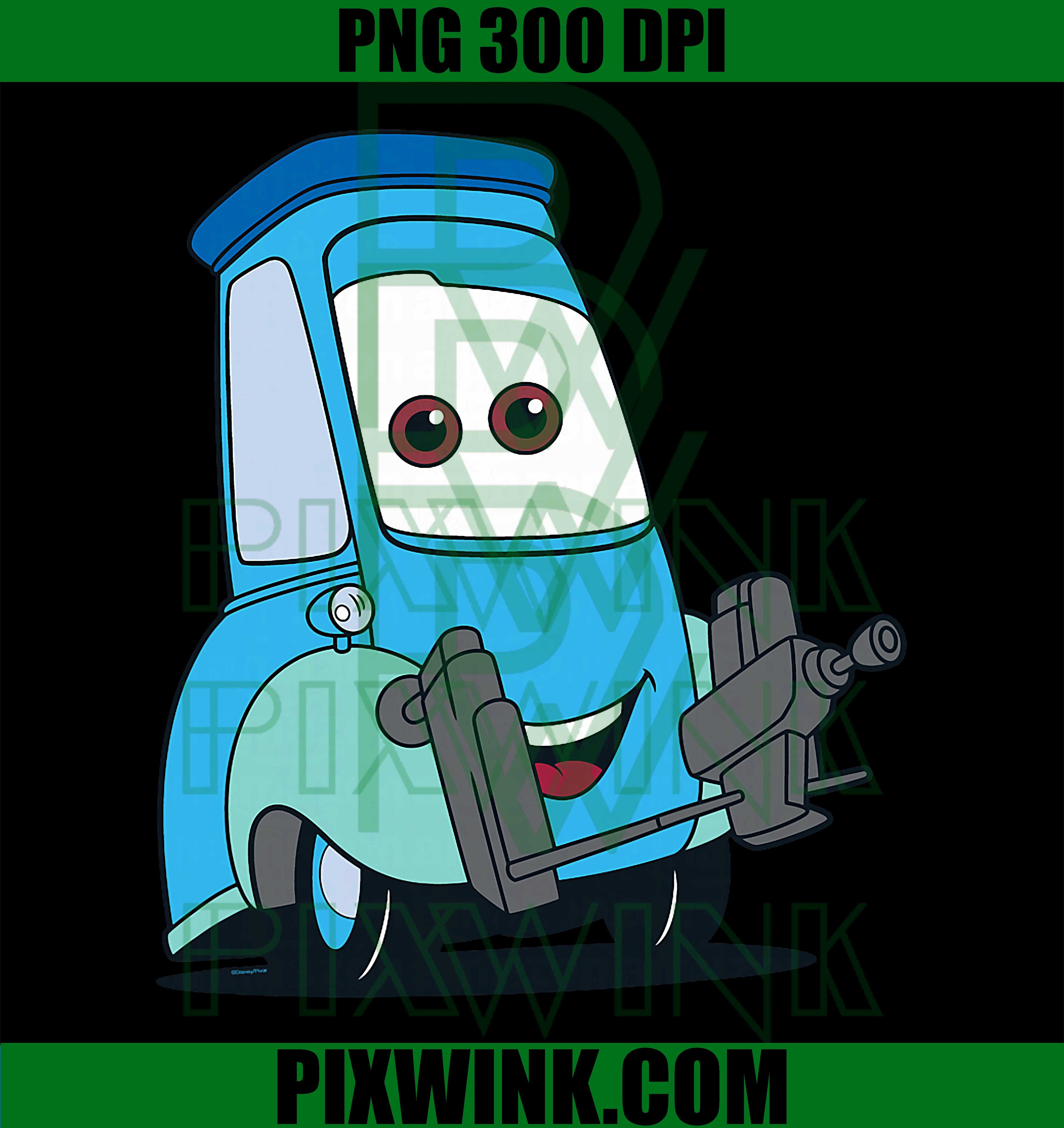 Disney and Pixar's Cars PNG, Guido Pitty Forklift Big Pic PNG