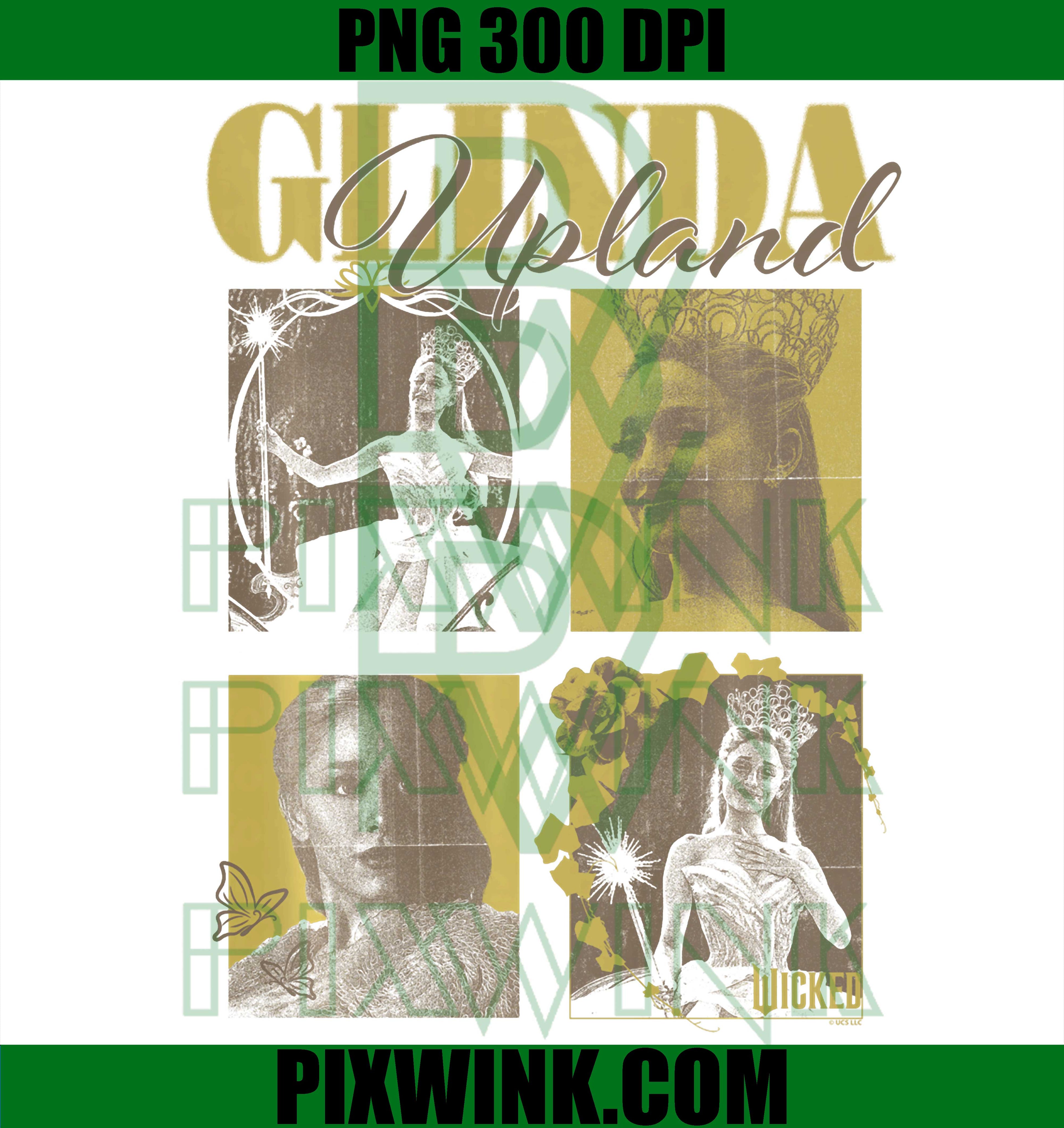 Wicked Glinda Popular PNG, Glam Collage Fantasy PNG