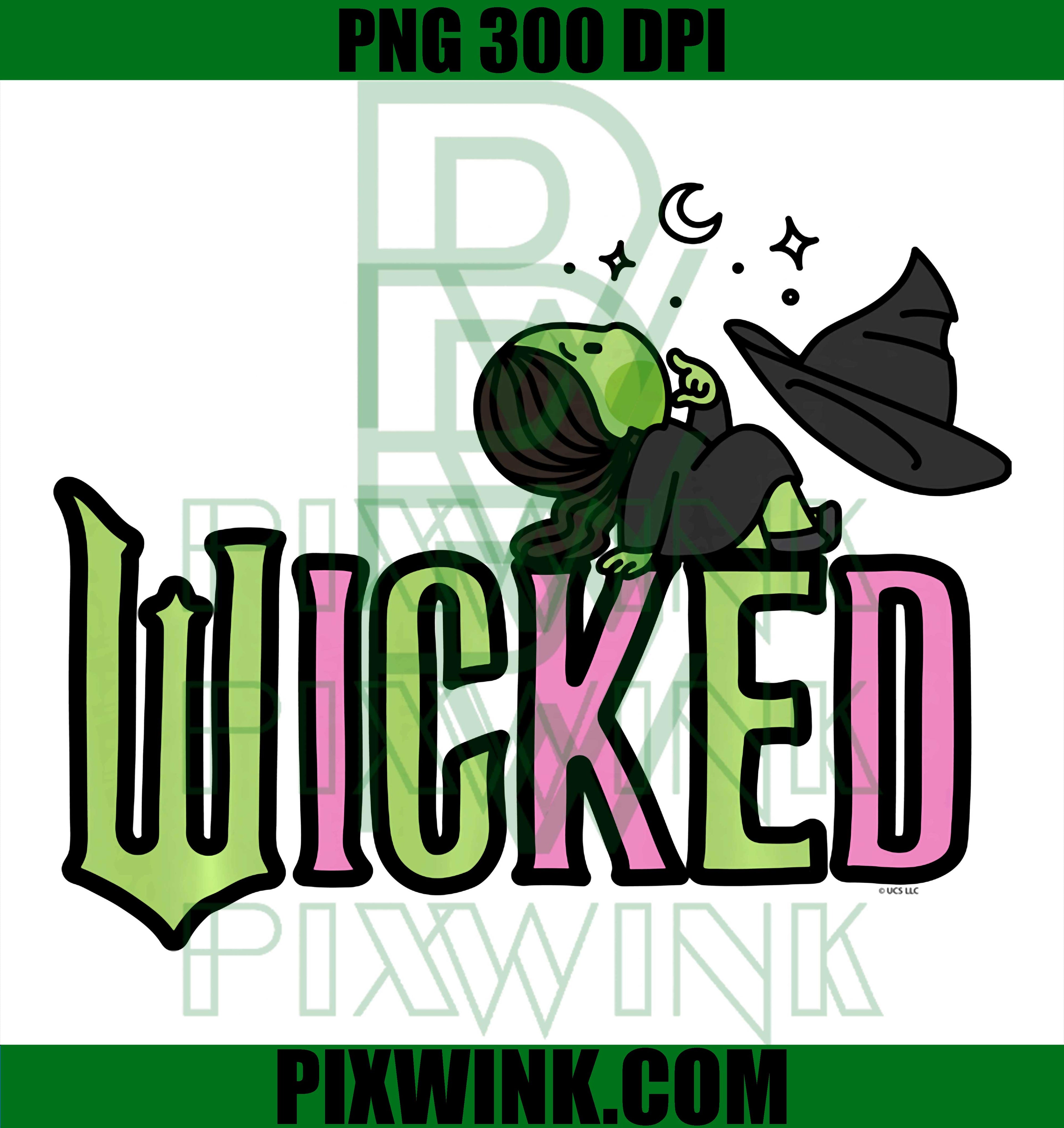 Wicked Elphaba Cartoon PNG, Playful Daydreaming Fantasy PNG