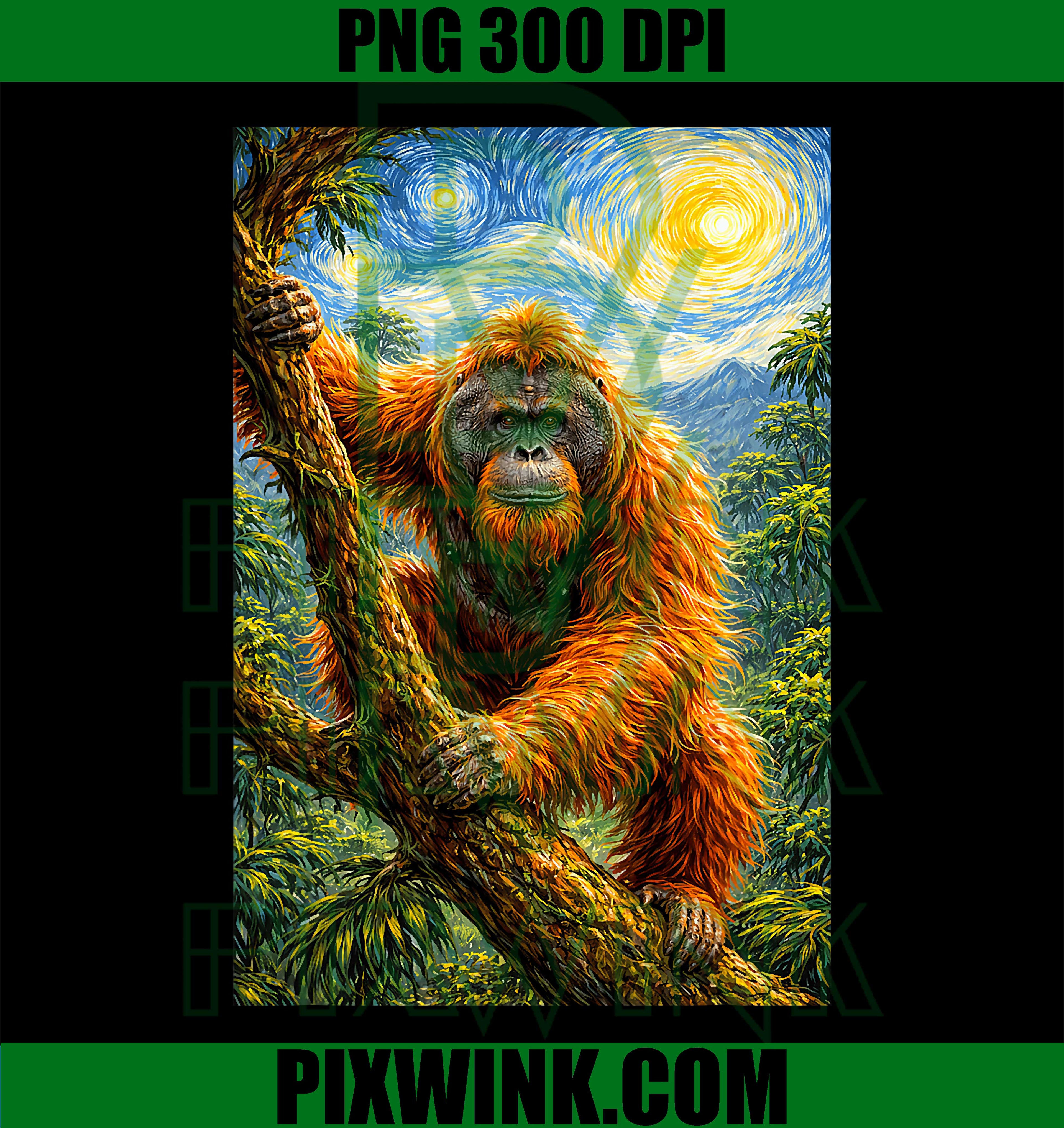 Orangutan PNG, Primate Animal PNG, Wildlife PNG