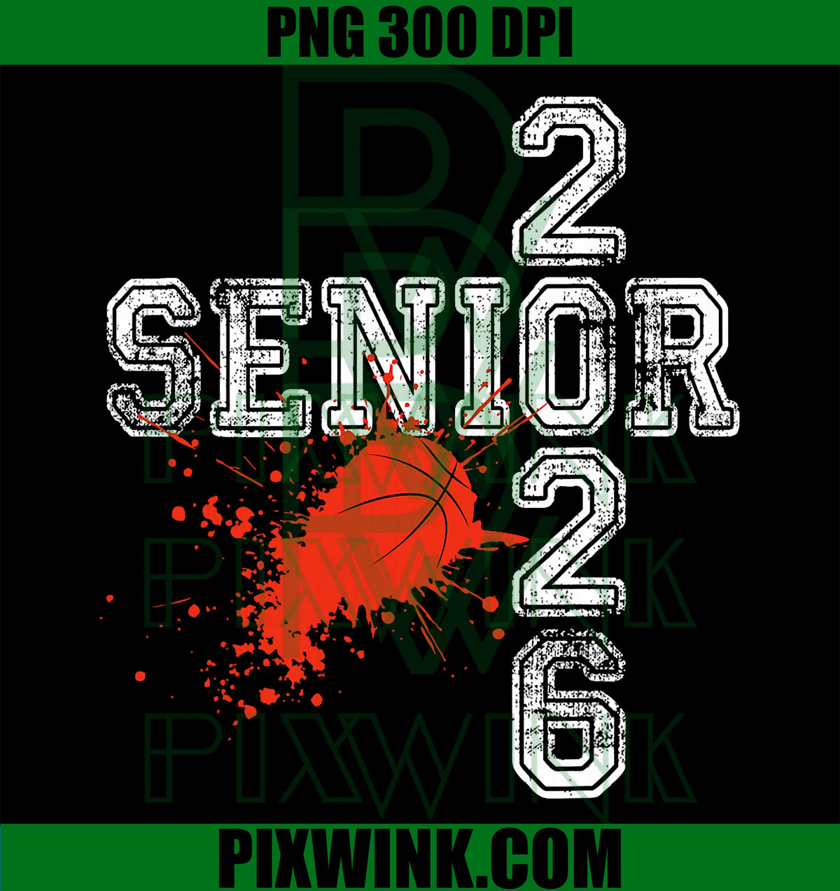 Graduate Senior, Class of 2026, Basketball Player Graduation PNG