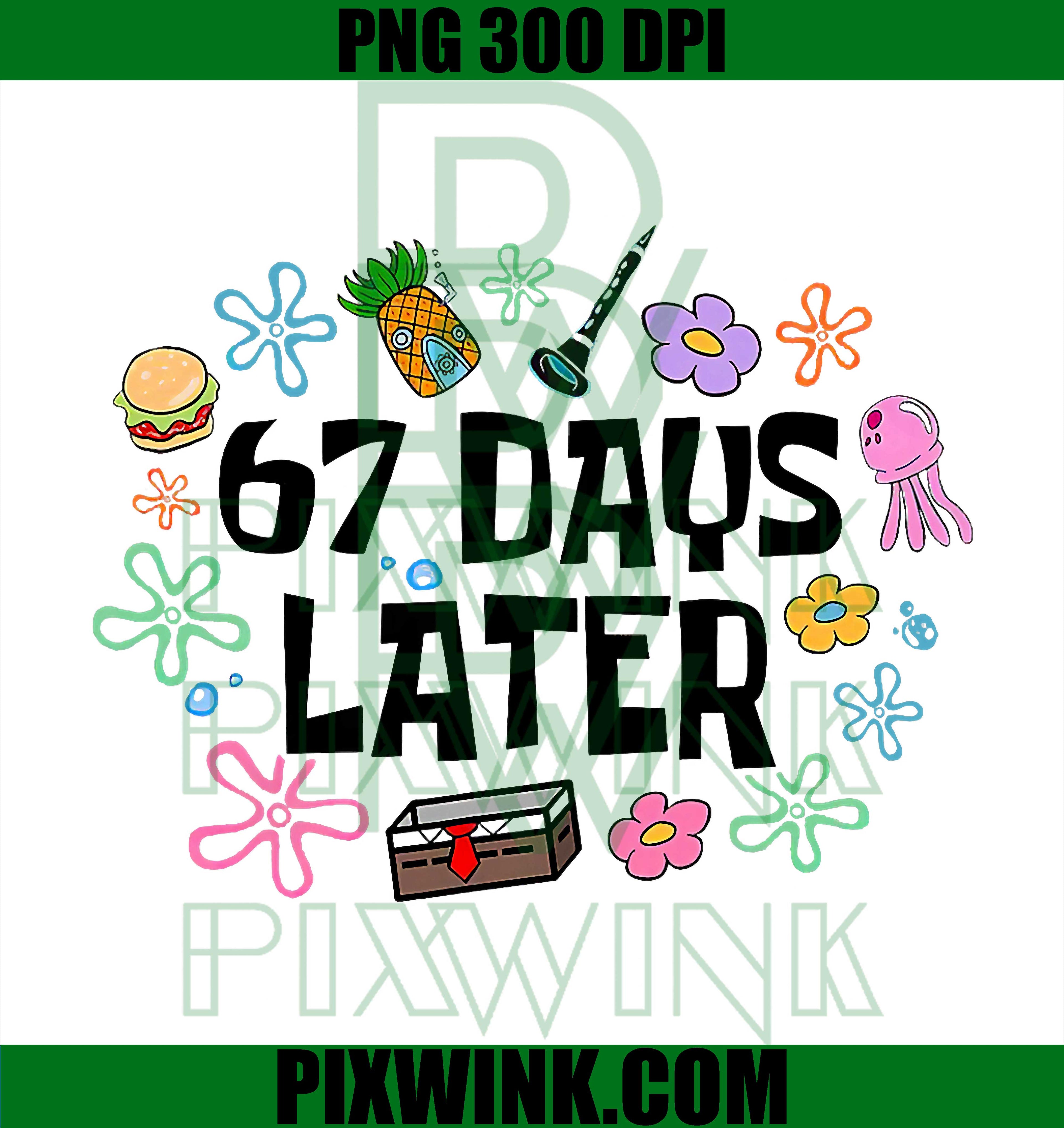 67 Days Later Six Seven Meme School PNG