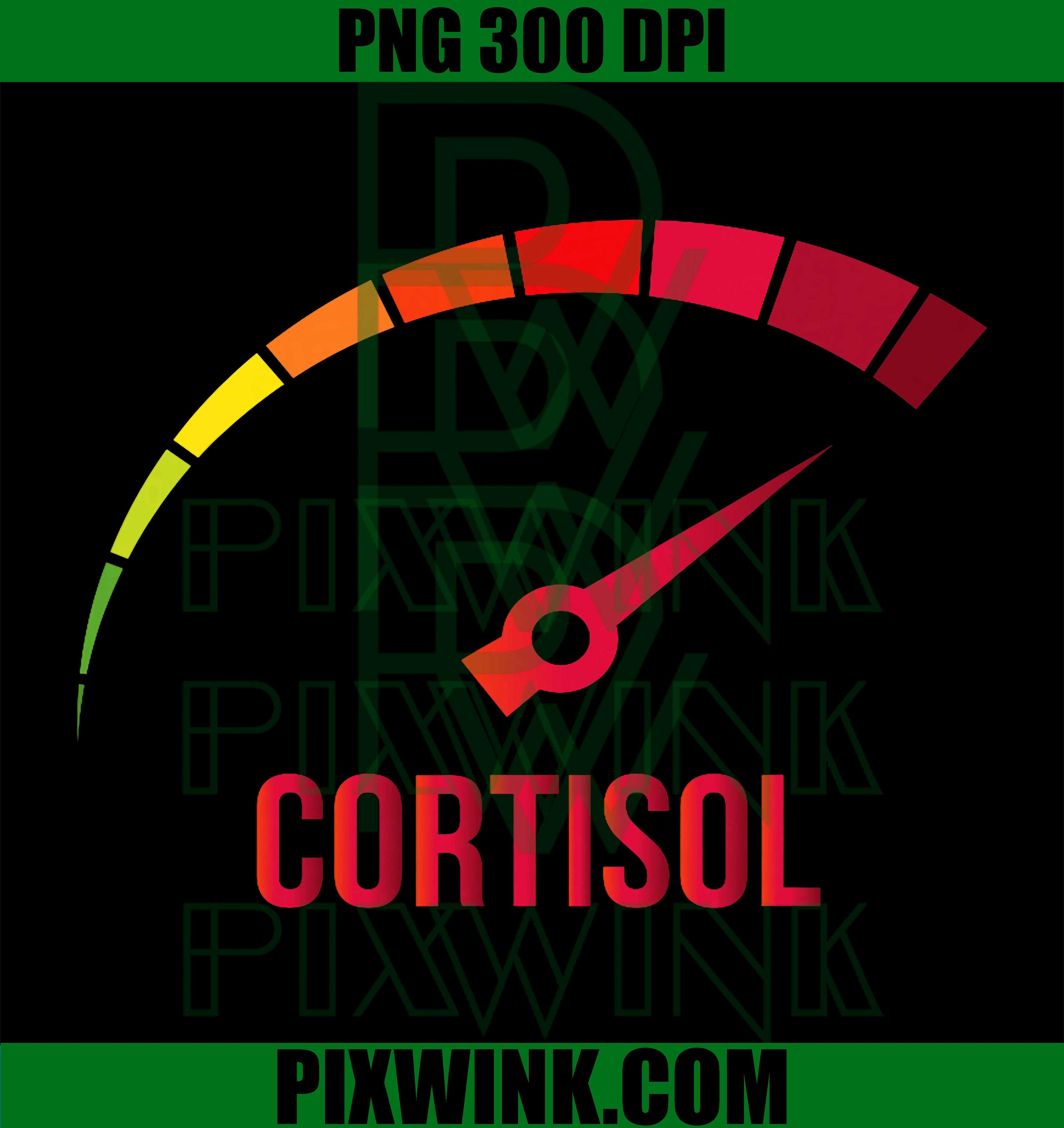 High Cortisol Levels PNG, Health Effects Awareness PNG, Stress Hormone Education Design PNG