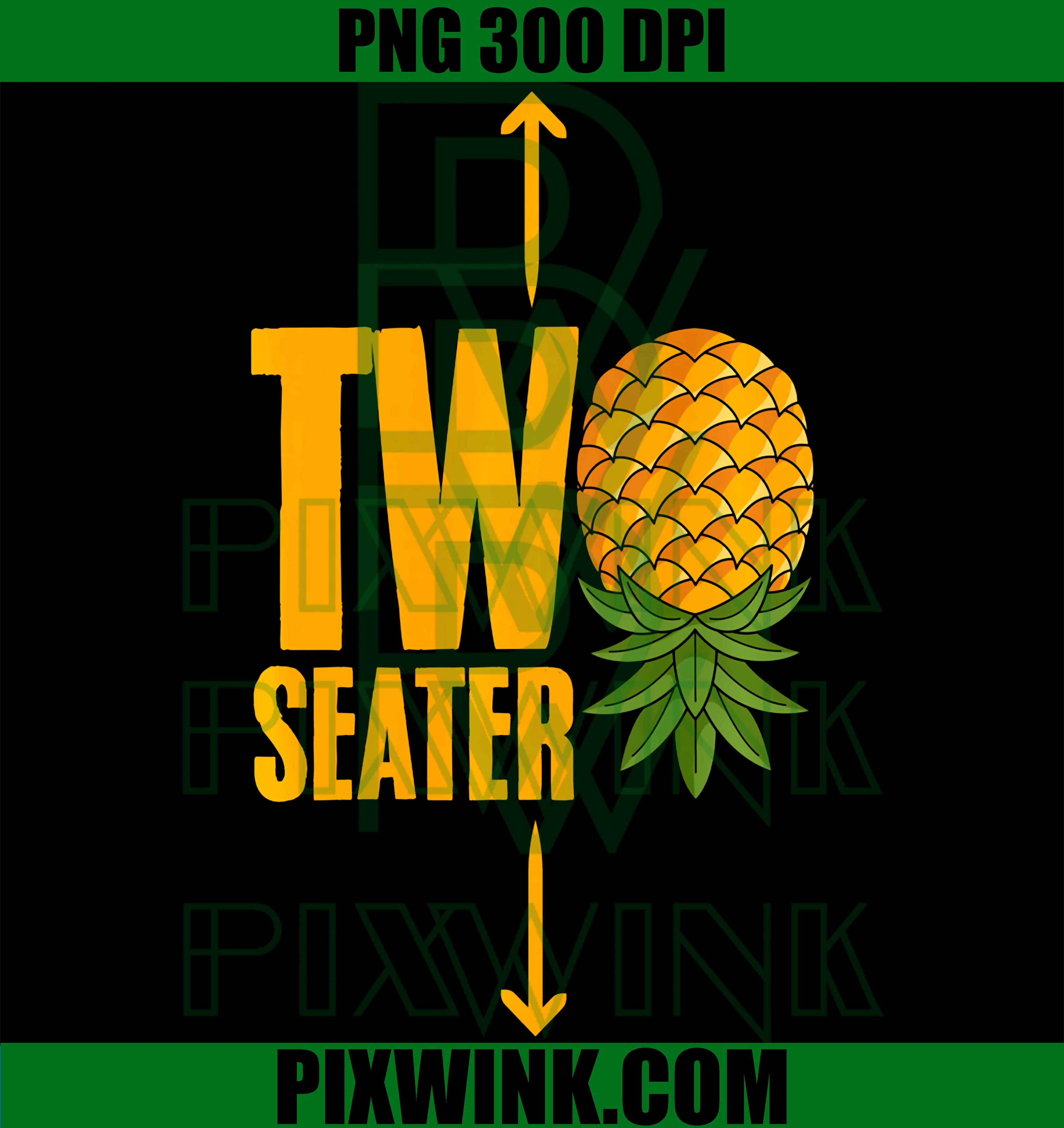 Upside Down Pineapple PNG, Funny Swinger Pineapple Quote PNG