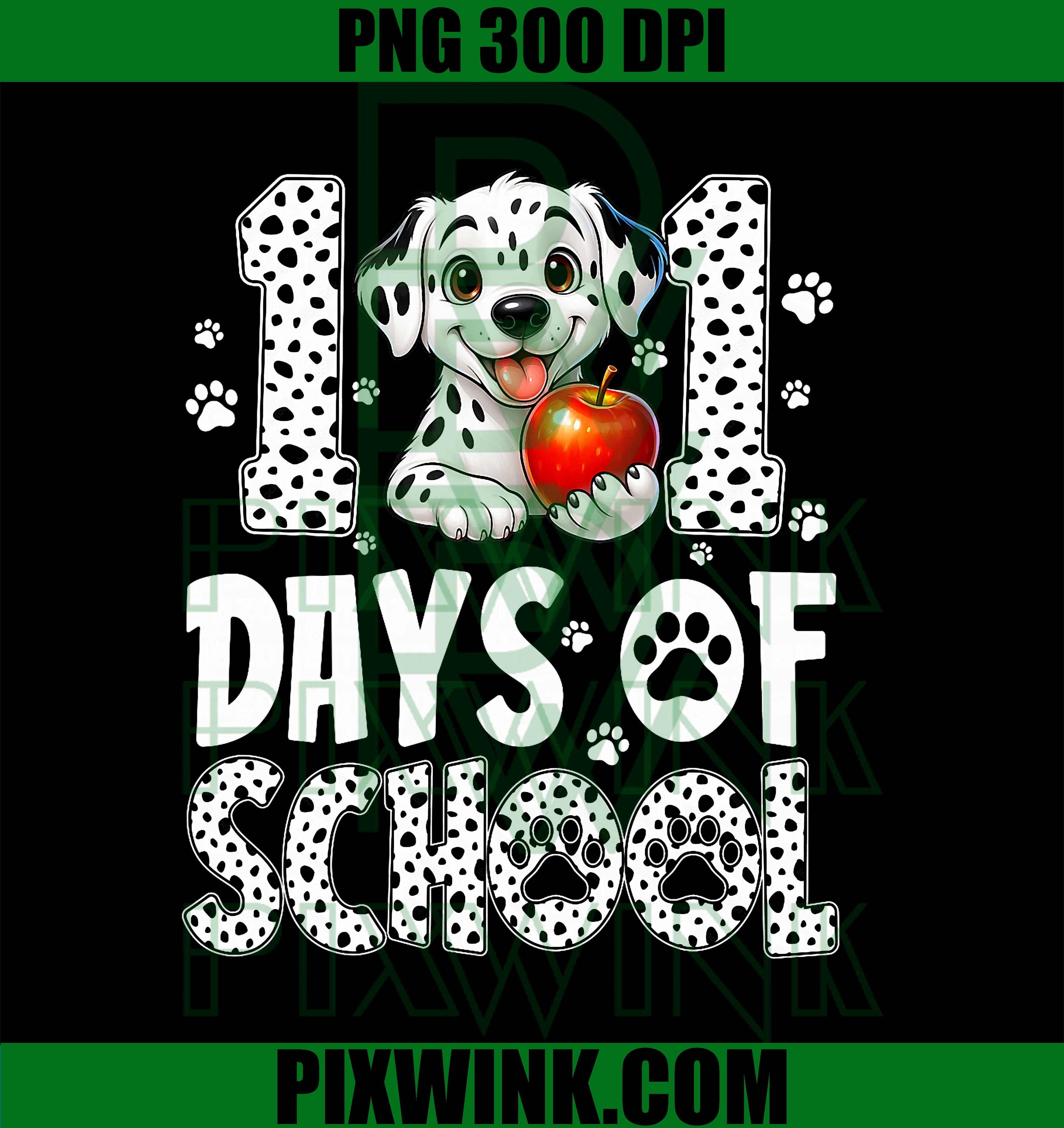 101 Days of School, Dog 100th Days Teacher Girl PNG