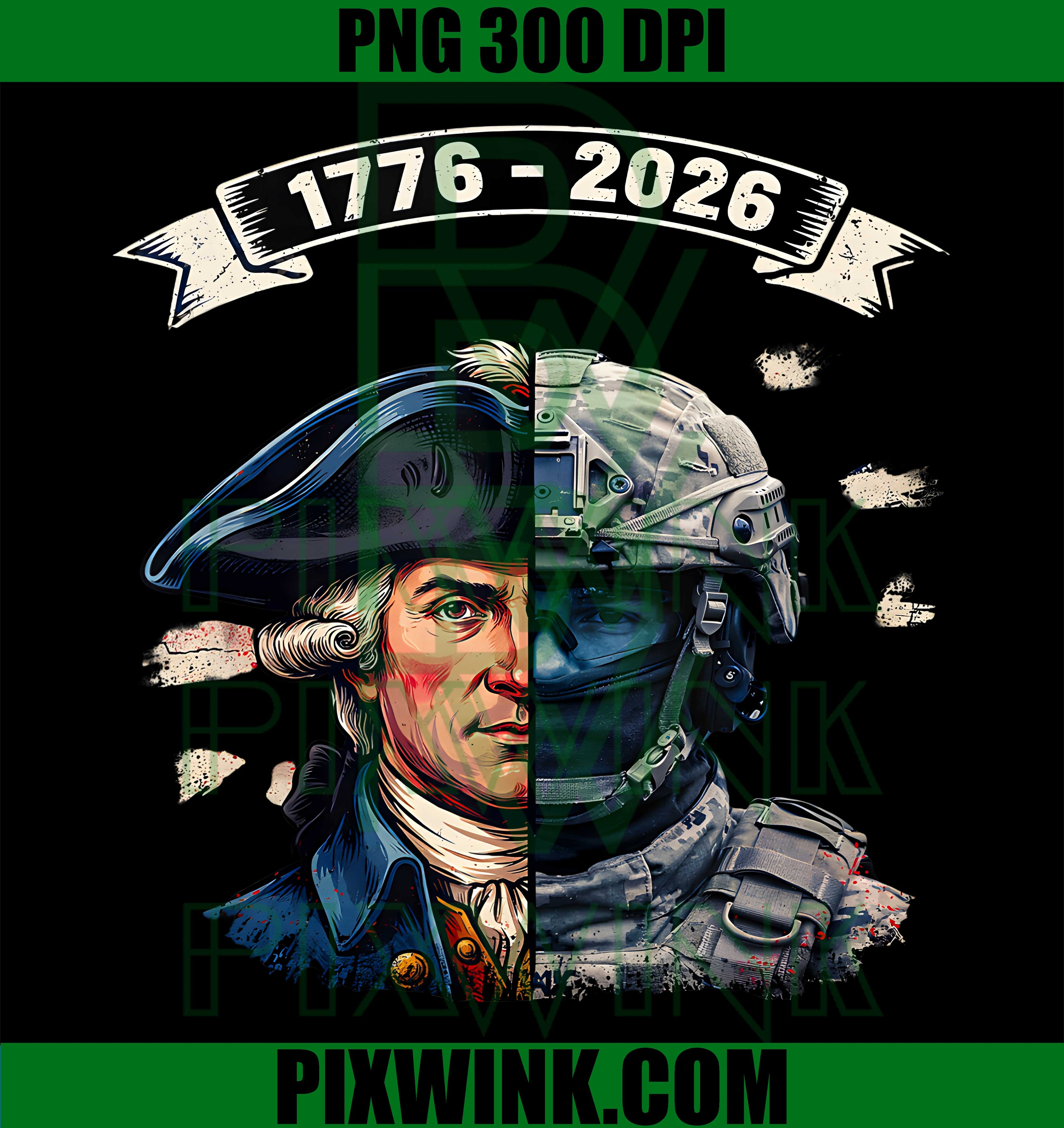 1776 2026 American Patriot PNG, Revolutionary Soldier Legacy PNG
