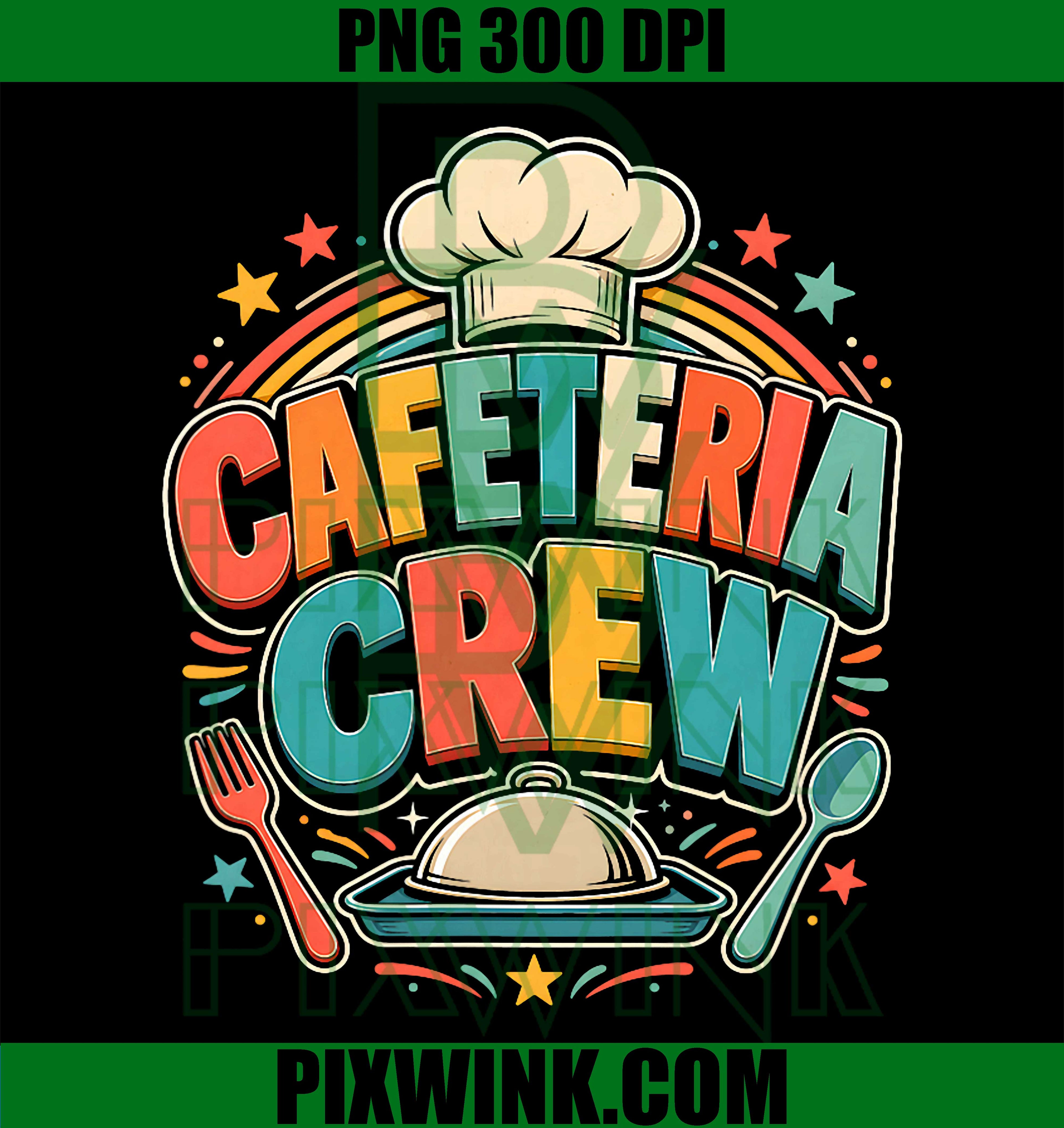 Cafeteria Crew PNG, School Cafeteria Staff Pride PNG