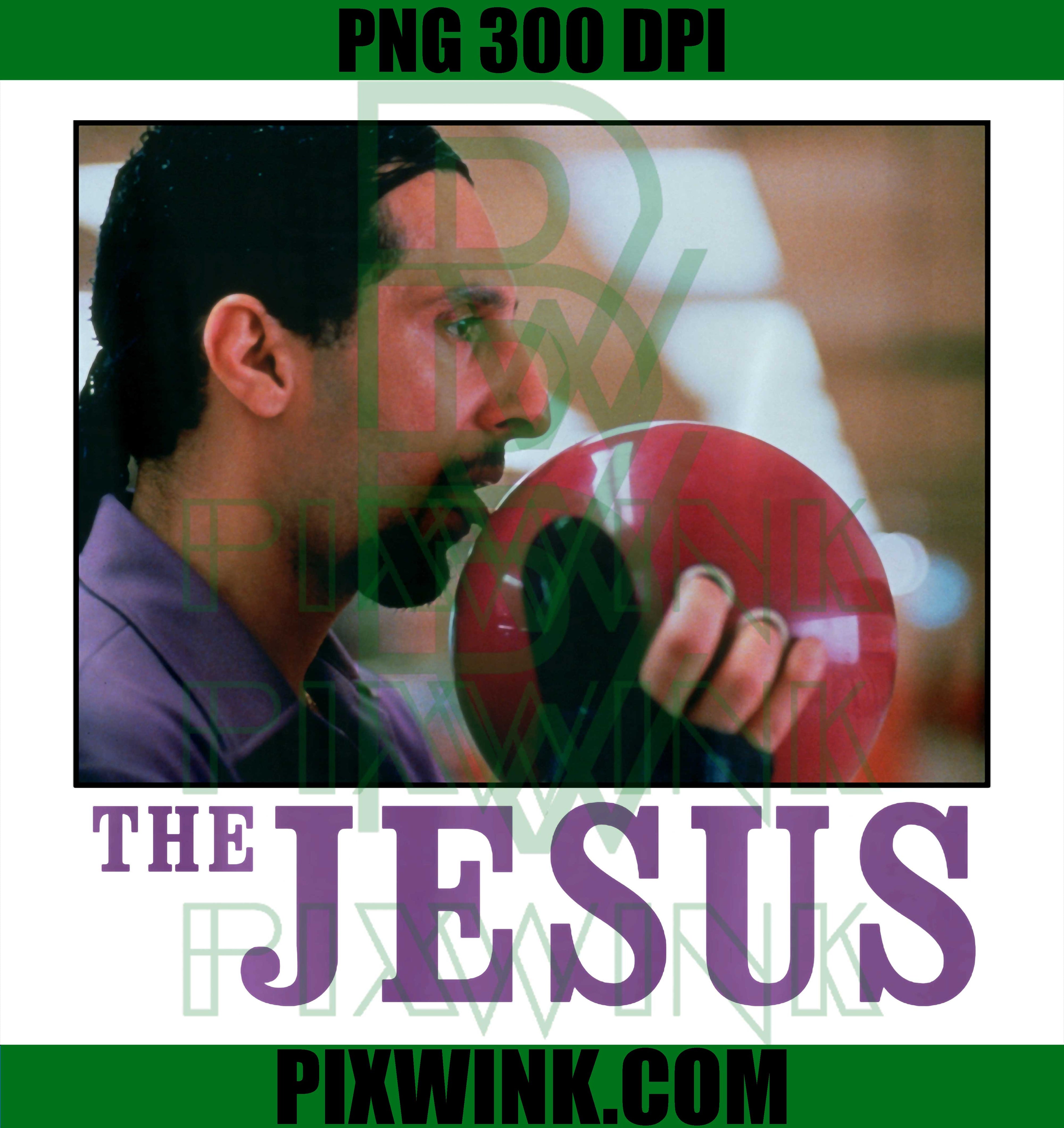 The Big Lebowski PNG, Jesus Bowling Ball Funny Scene PNG