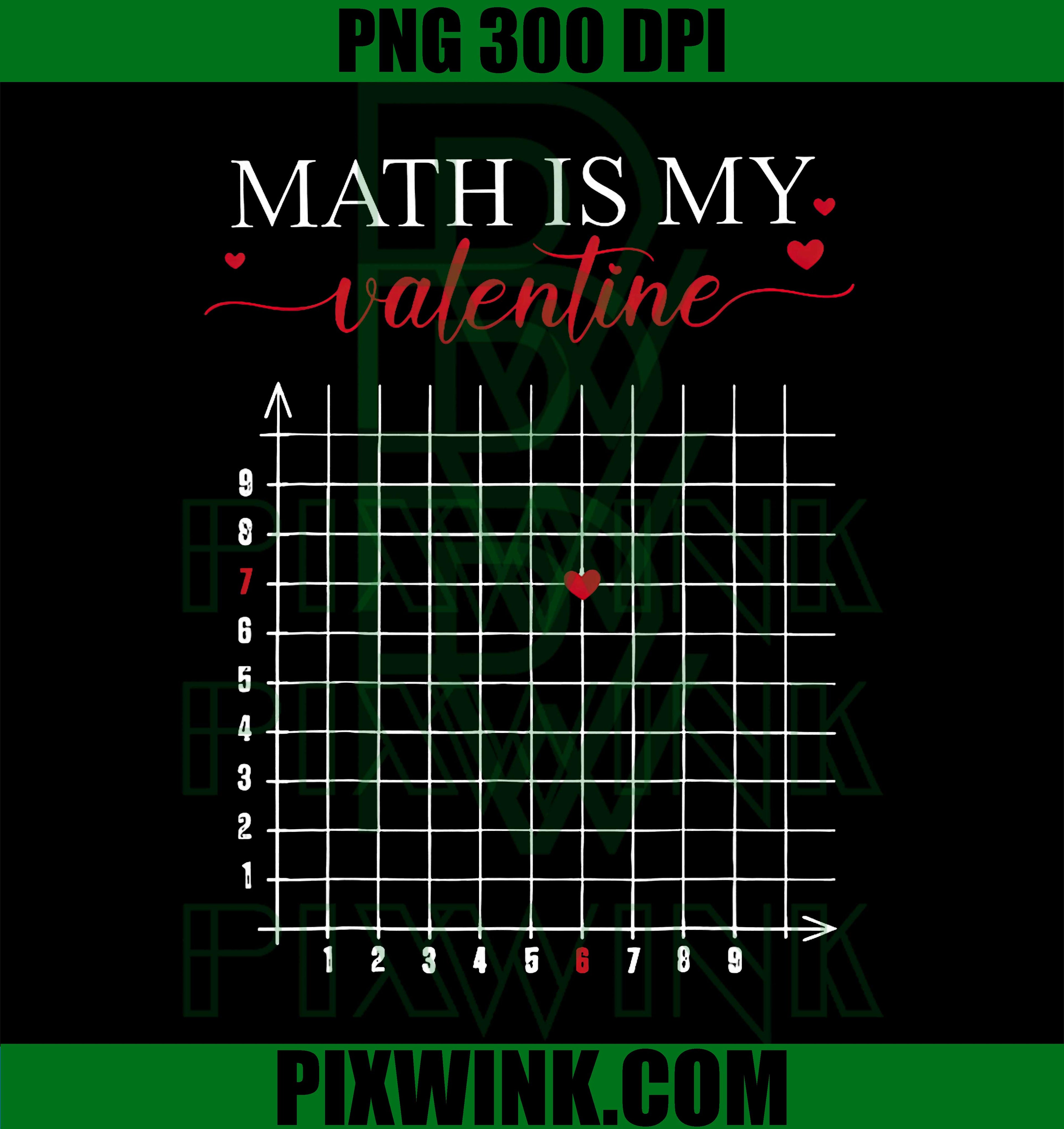 Funny Math Valentine Nerd Graph Humor 67 PNG