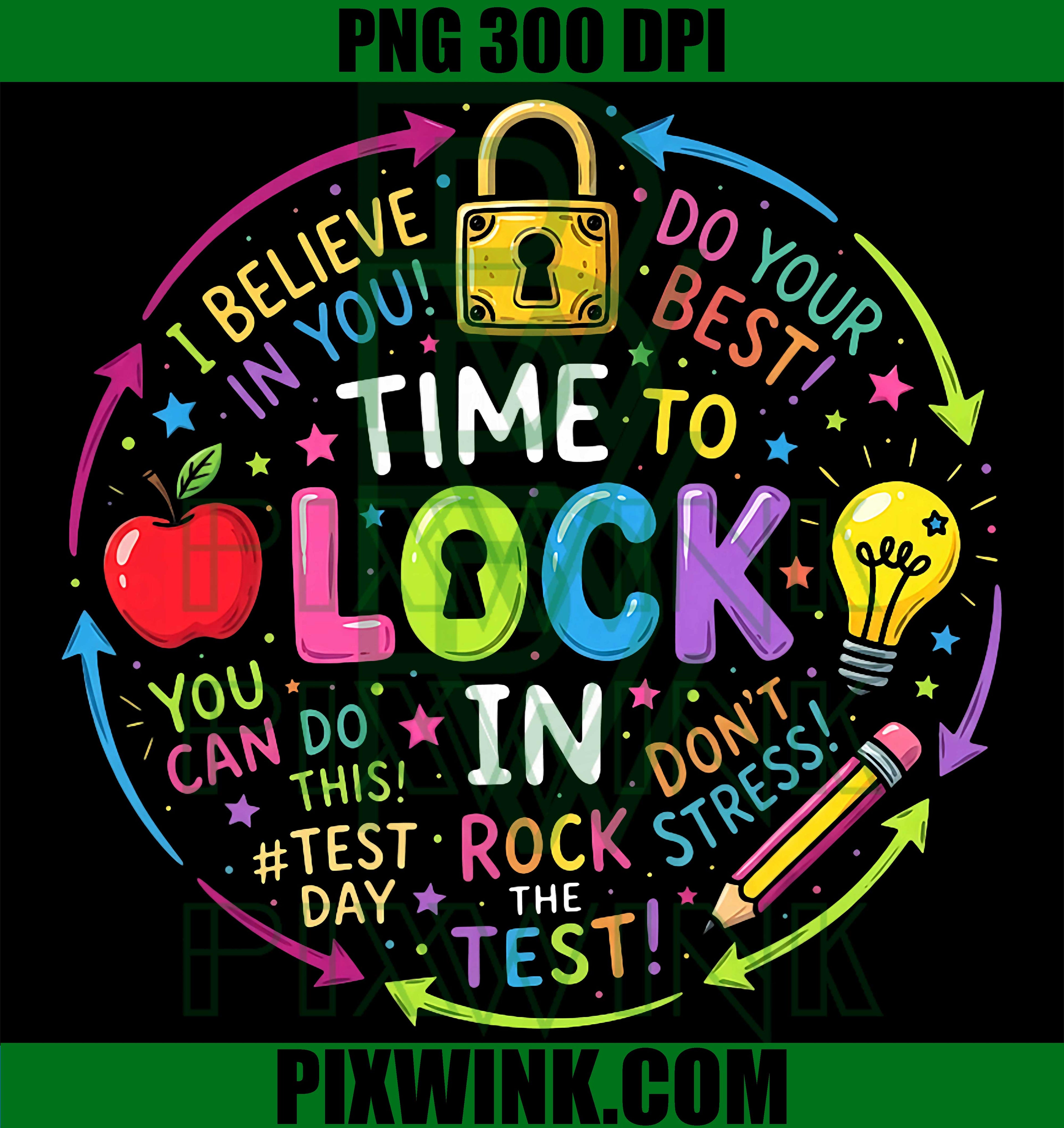 You Got This Test Day PNG, State Testing Teacher Motivation PNG
