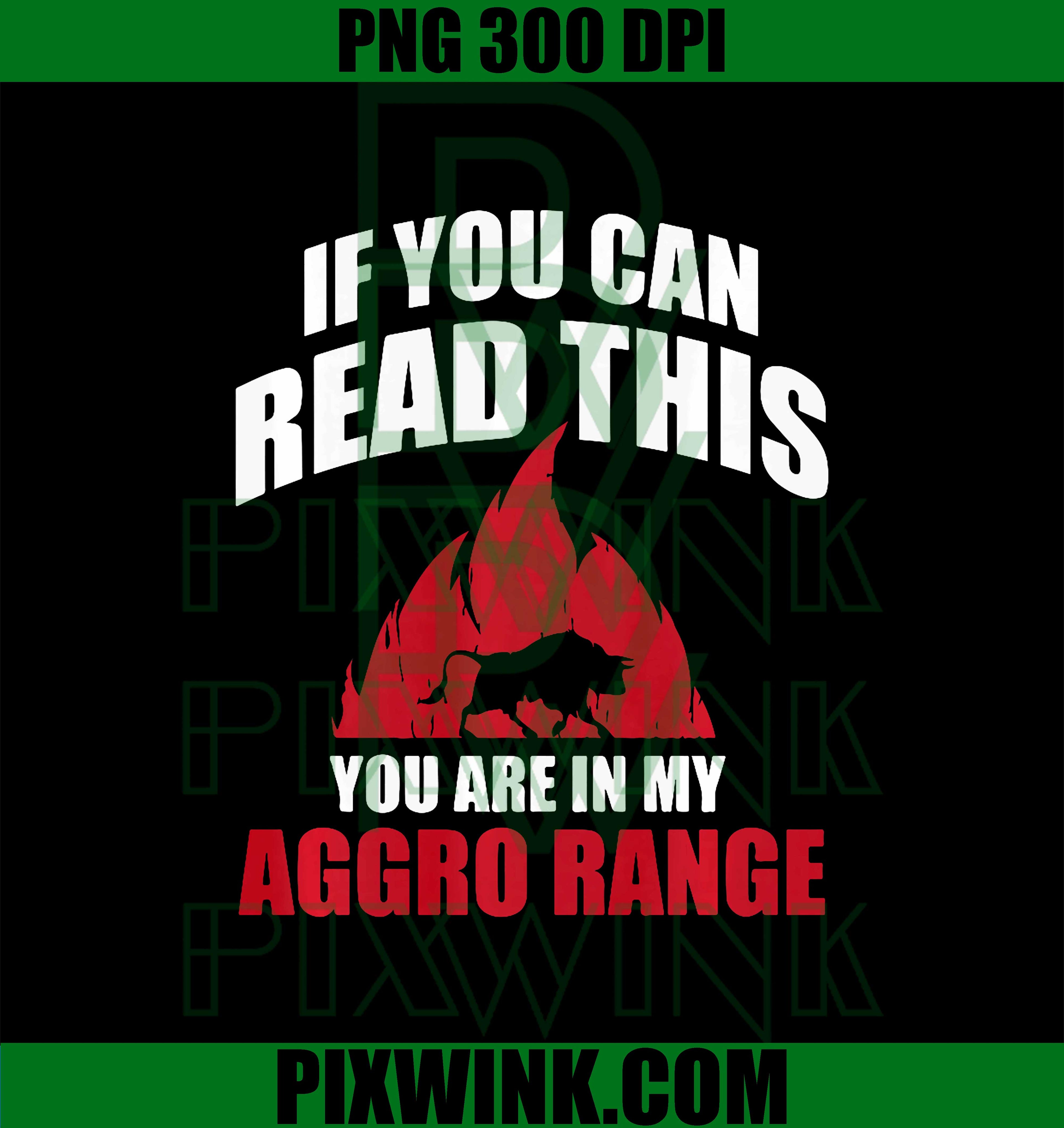 Funny MMO Gamer Aggro Range PNG, RPG Gaming PNG