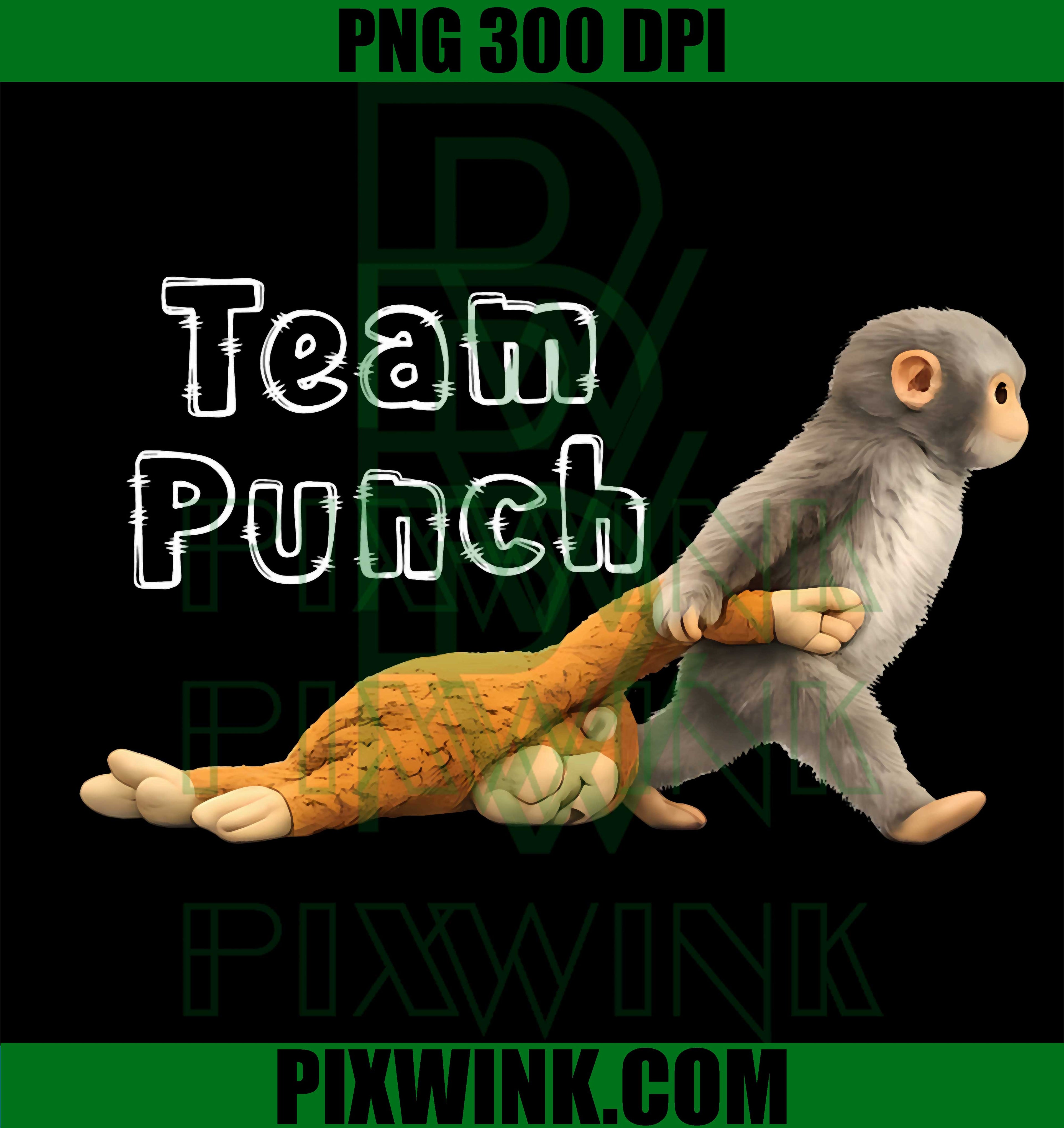 Monkey Punch Baby PNG, Little Punch Big Love PNG, Baby Graphic PNG