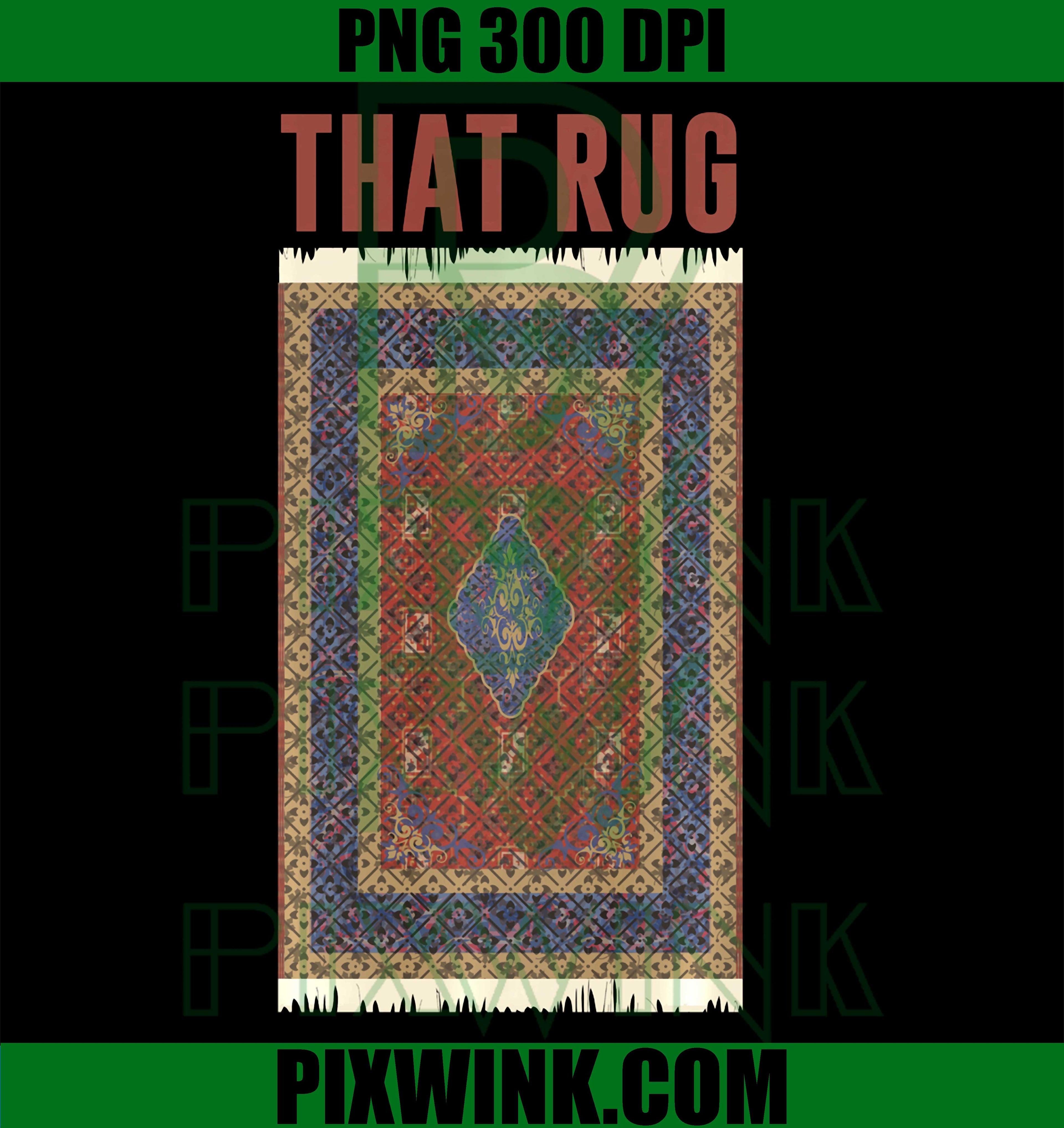 The Big Lebowski PNG, That Rug Portrait Quote PNG