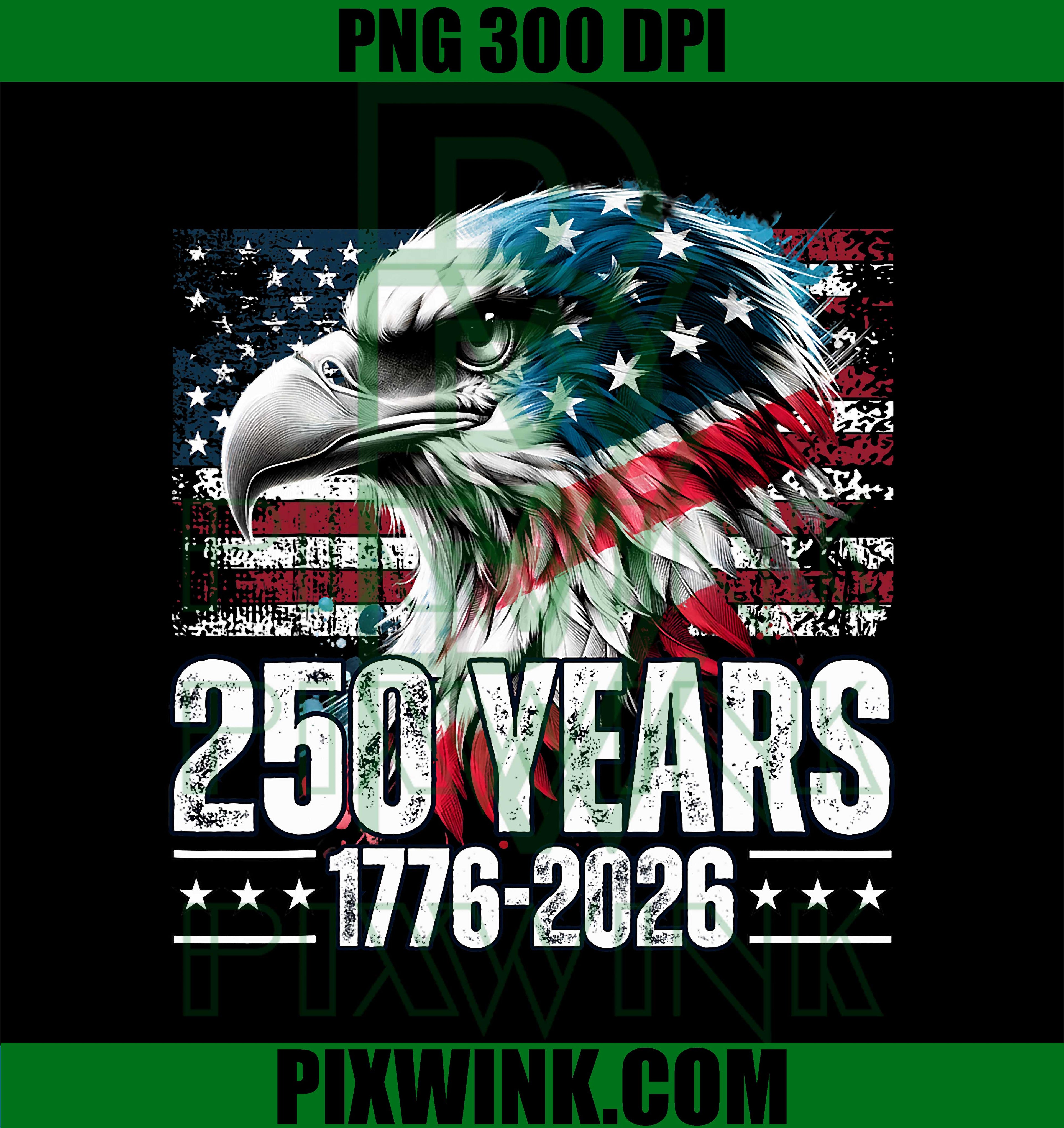 250 Anniversary United States Birthday PNG