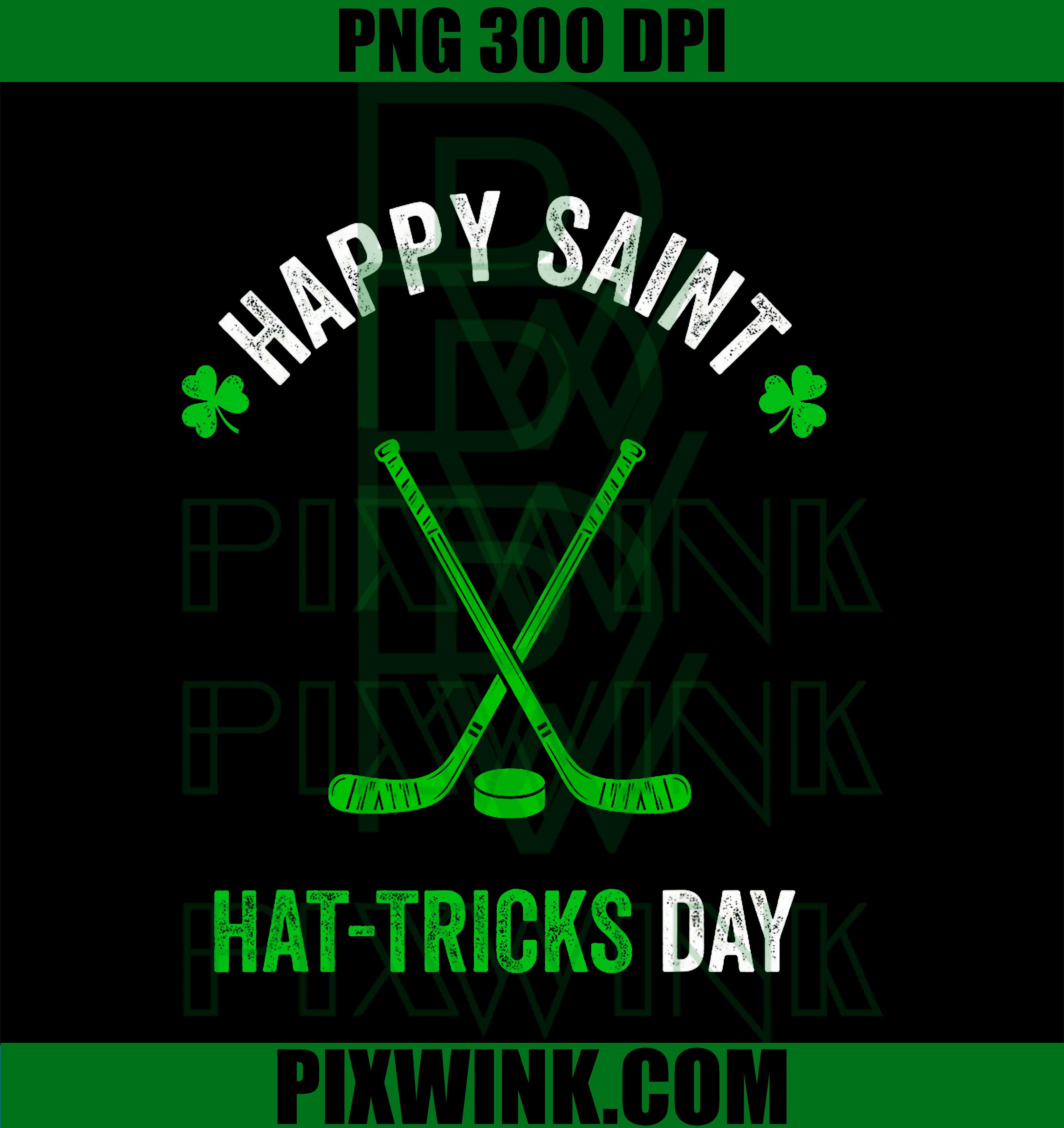 Hockey Shamrock PNG, St Patricks Hockey PNG, Lucky Hockey PNG
