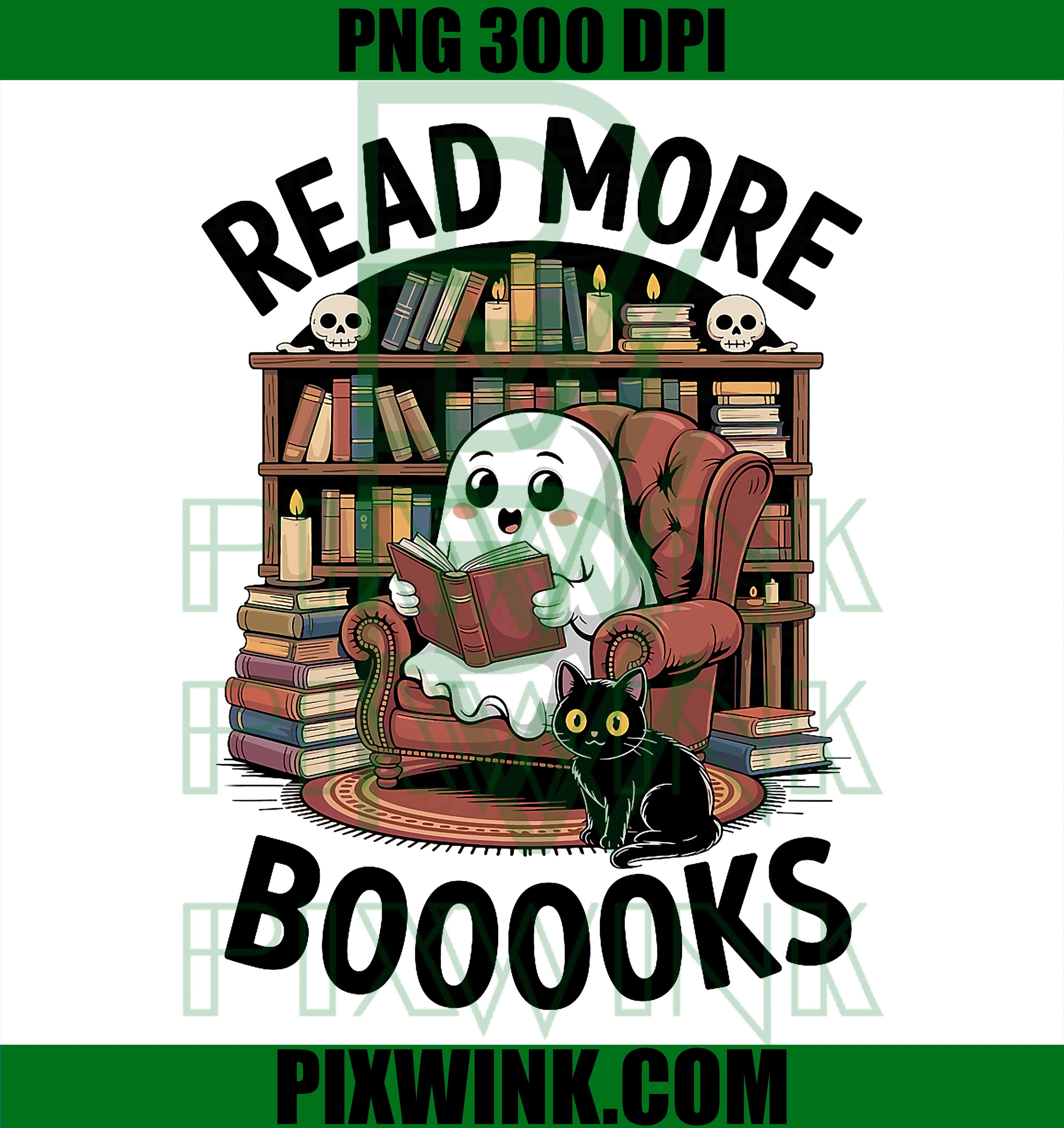 Read More Books PNG, Librarian Bookworm PNG Book Lover Design